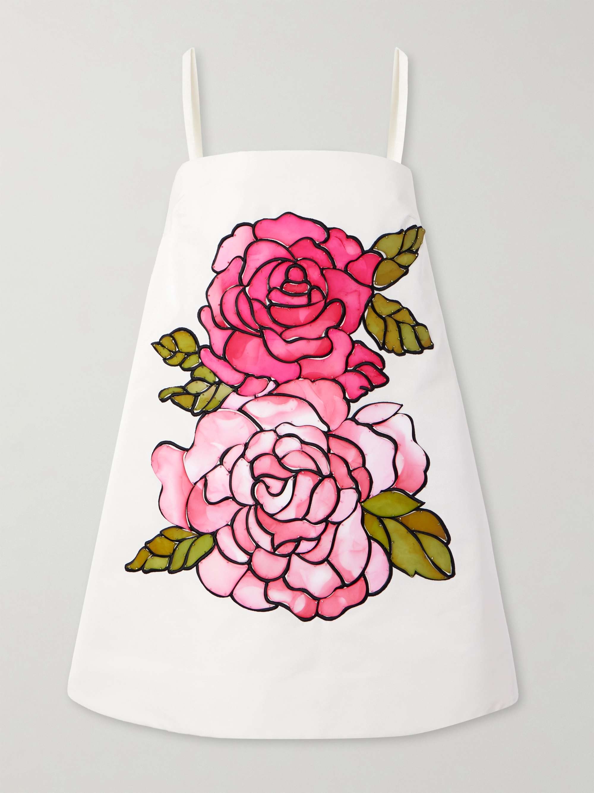 Embellished faille mini dress hero visual