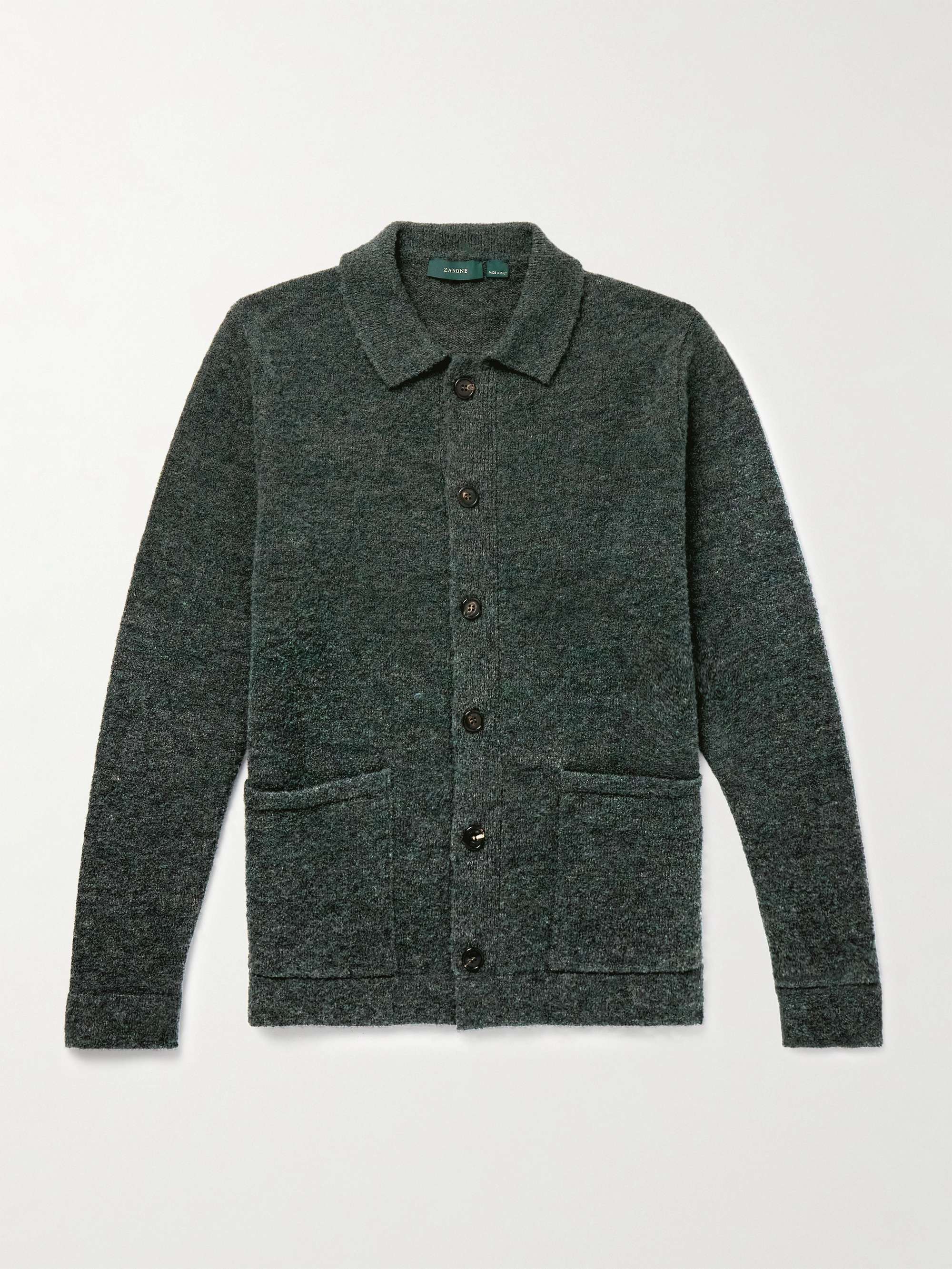 Zanone Slim-Fit Virgin Wool-Blend Cardigan hero visual
