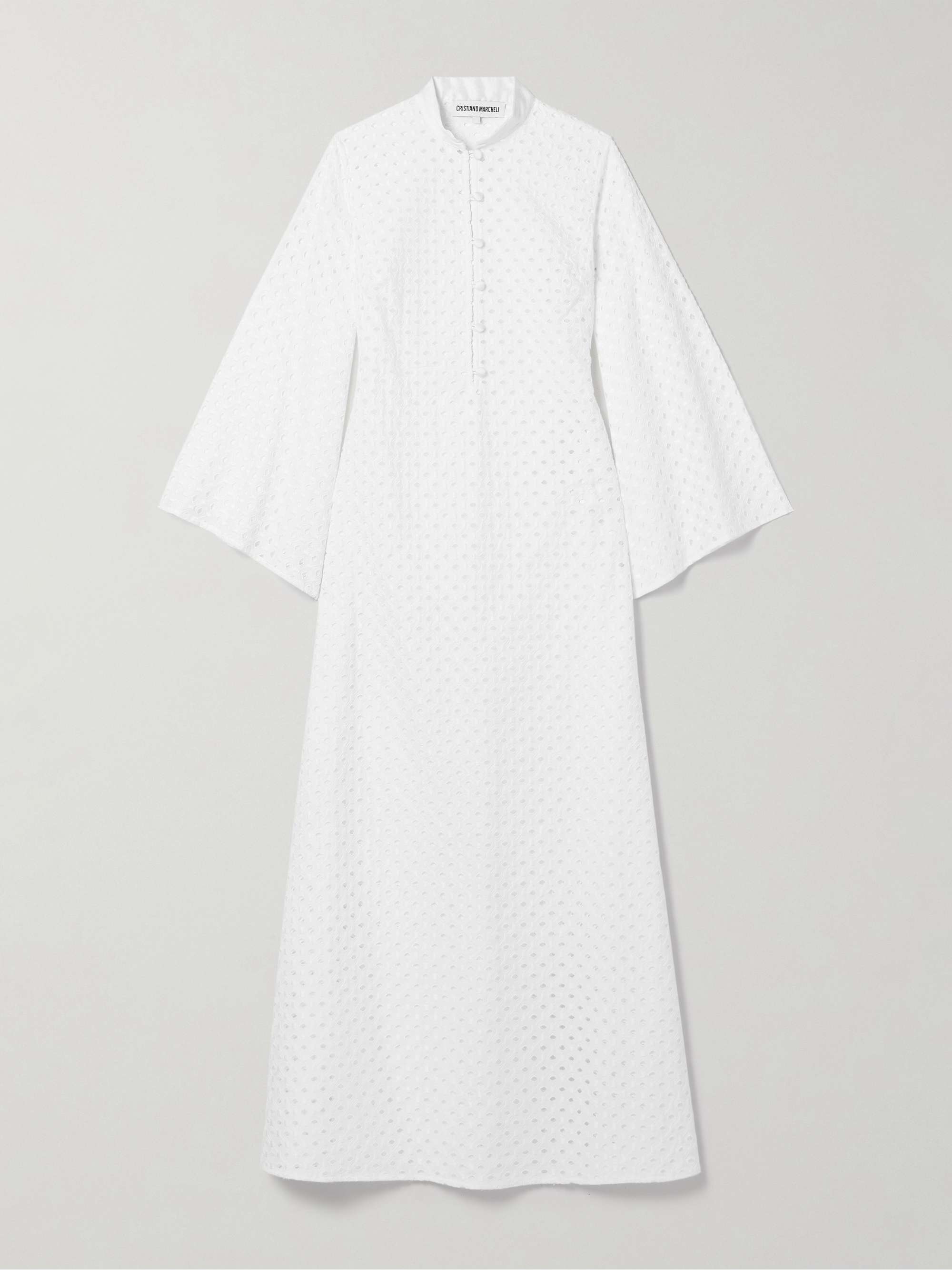 Jane broderie anglaise cotton midi dress hero visual