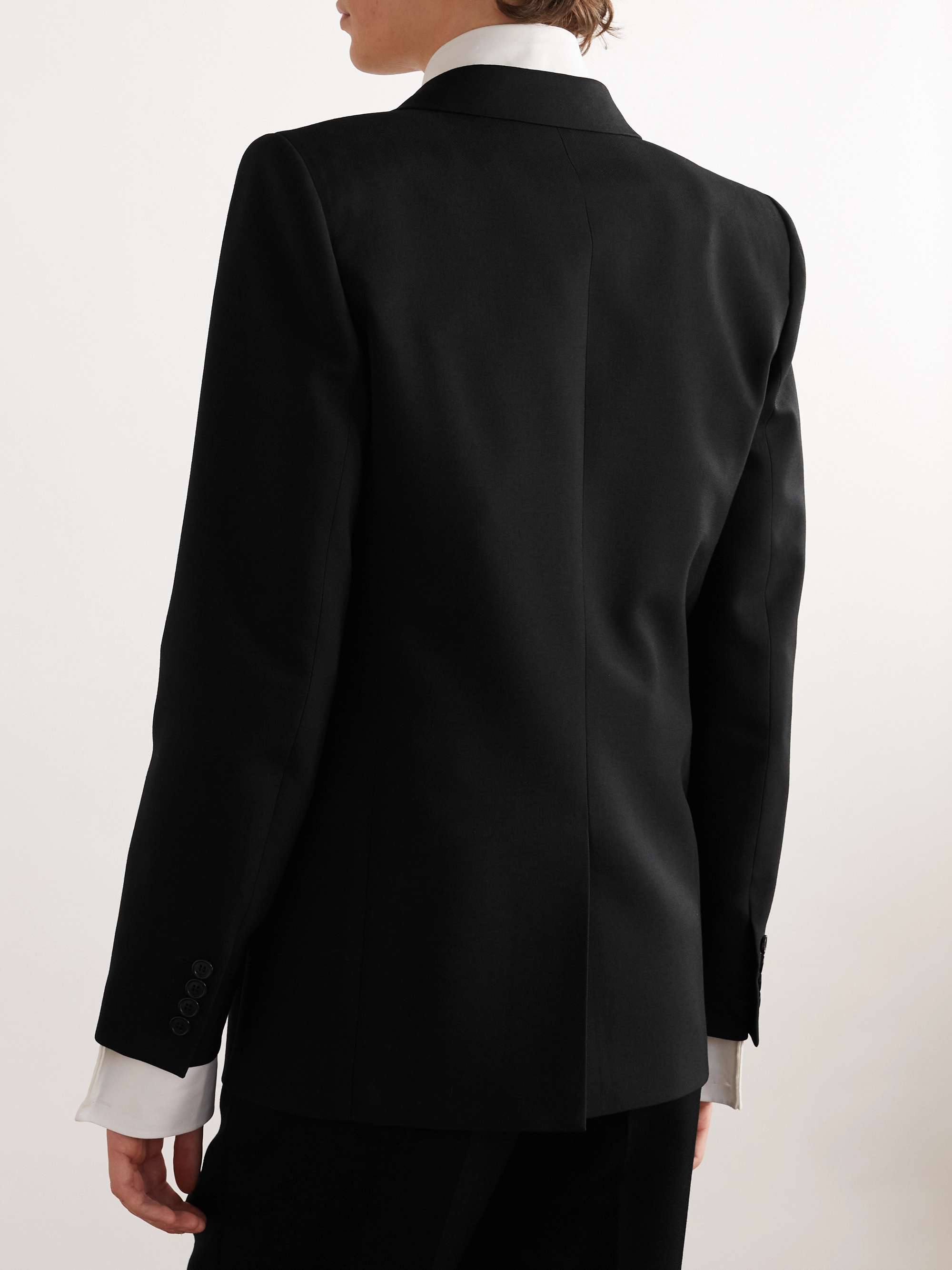 Double-Breasted Wool-Gabardine Blazer view