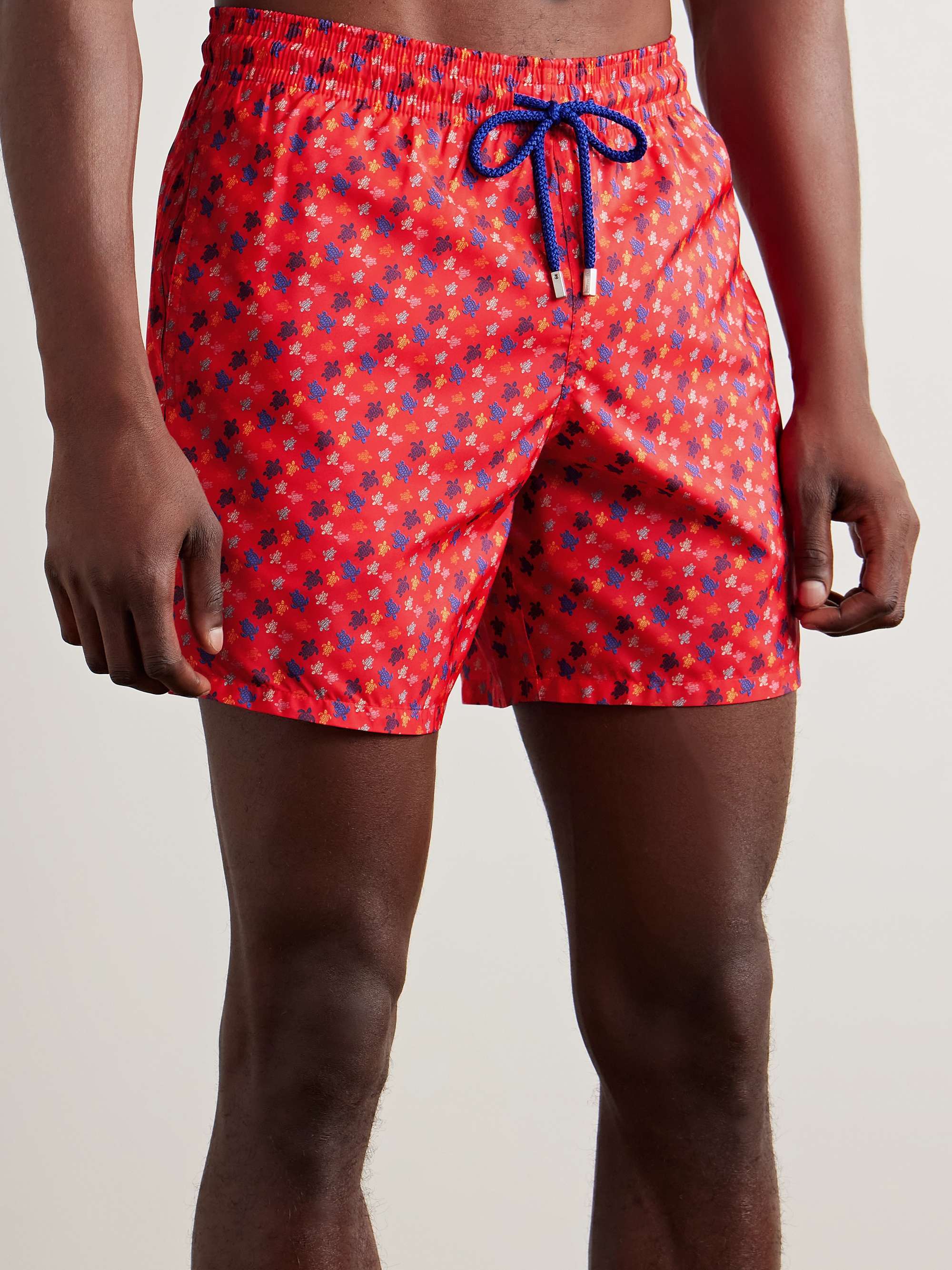 Mahina Straight-Leg Mid-Length Recycled Swim Shorts view