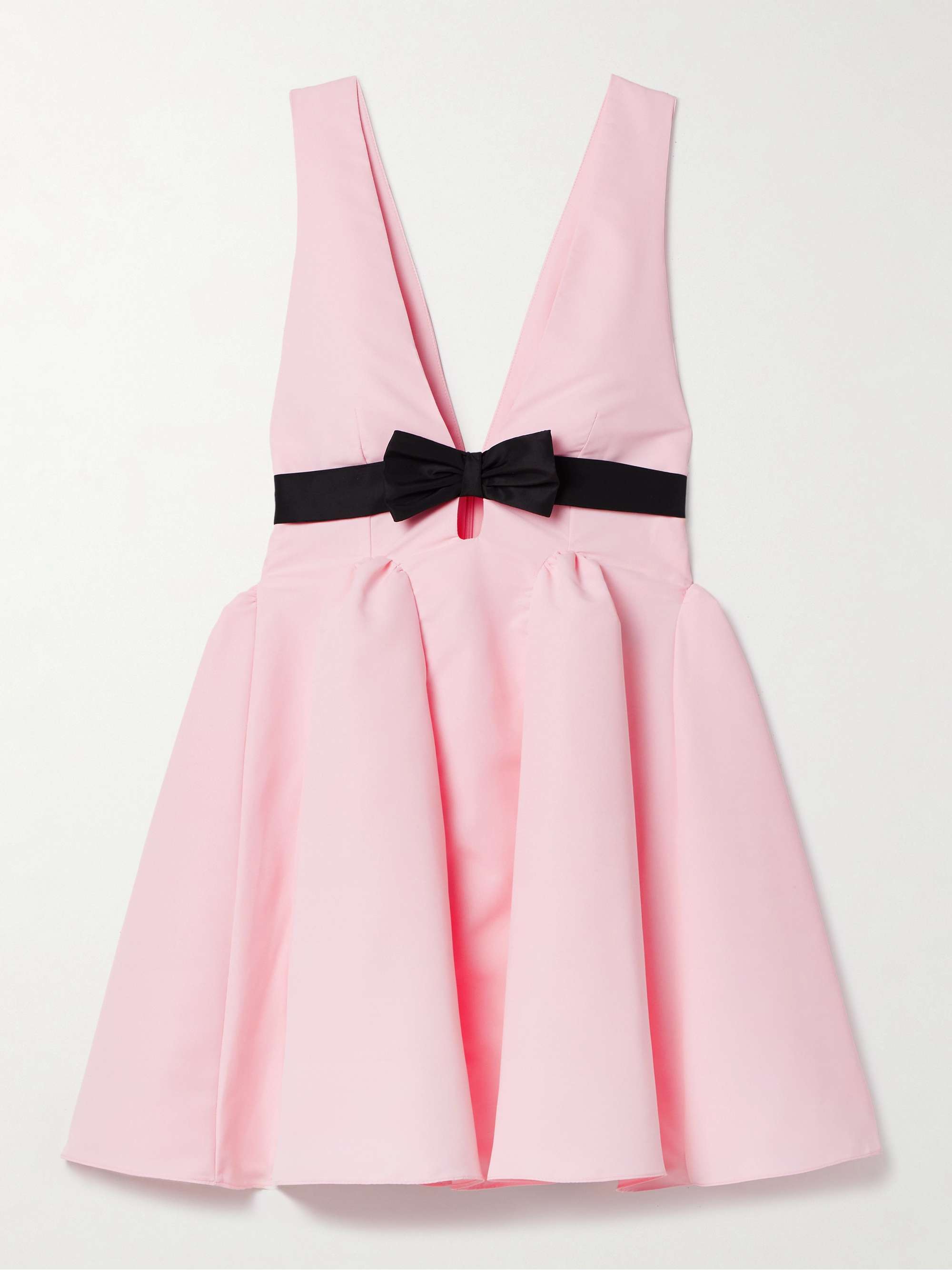 Charlize bow-embellished woven mini dress hero visual