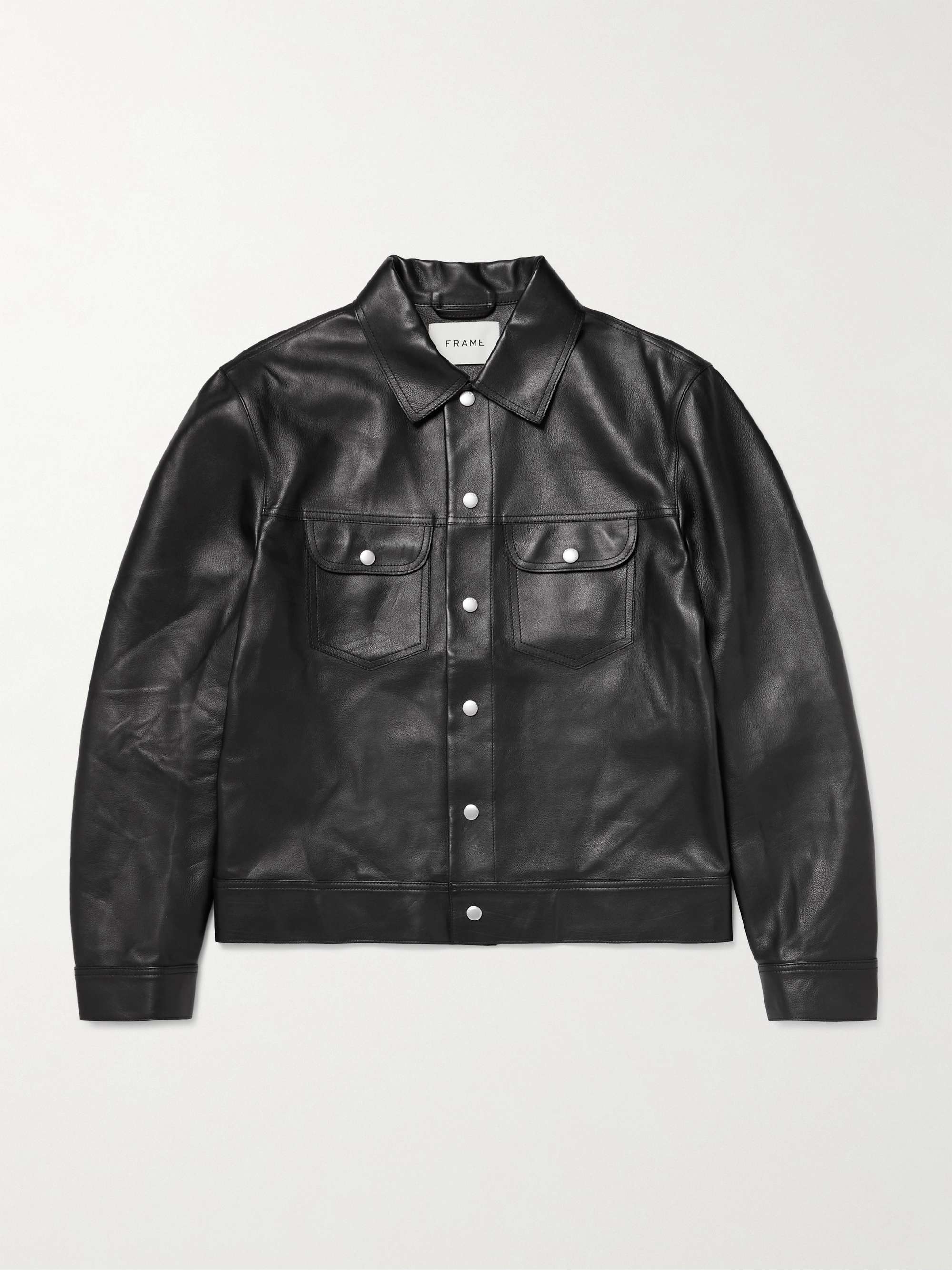Leather Trucker Jacket hero visual