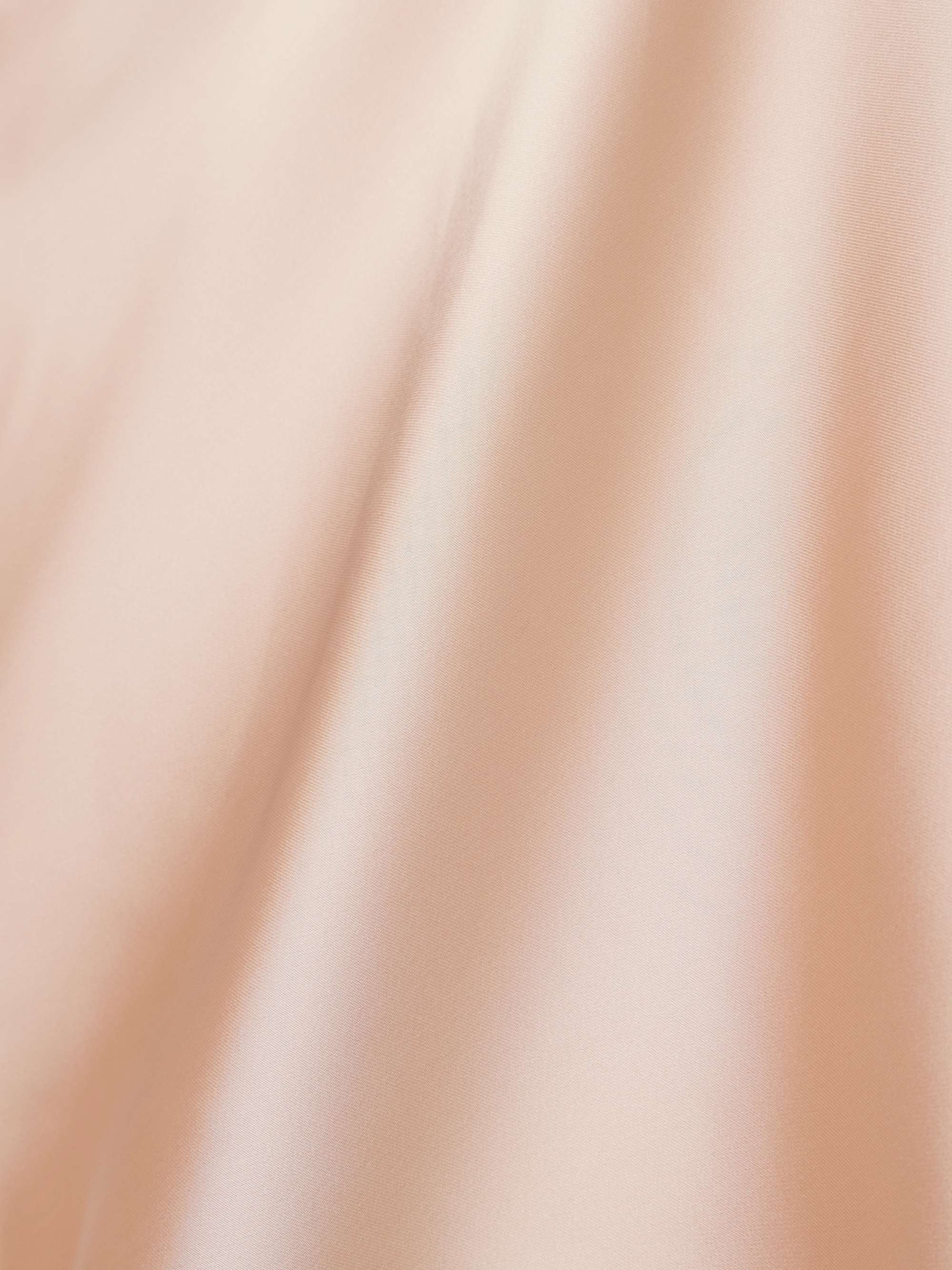 Maria off-the-shoulder draped satin mini dress view
