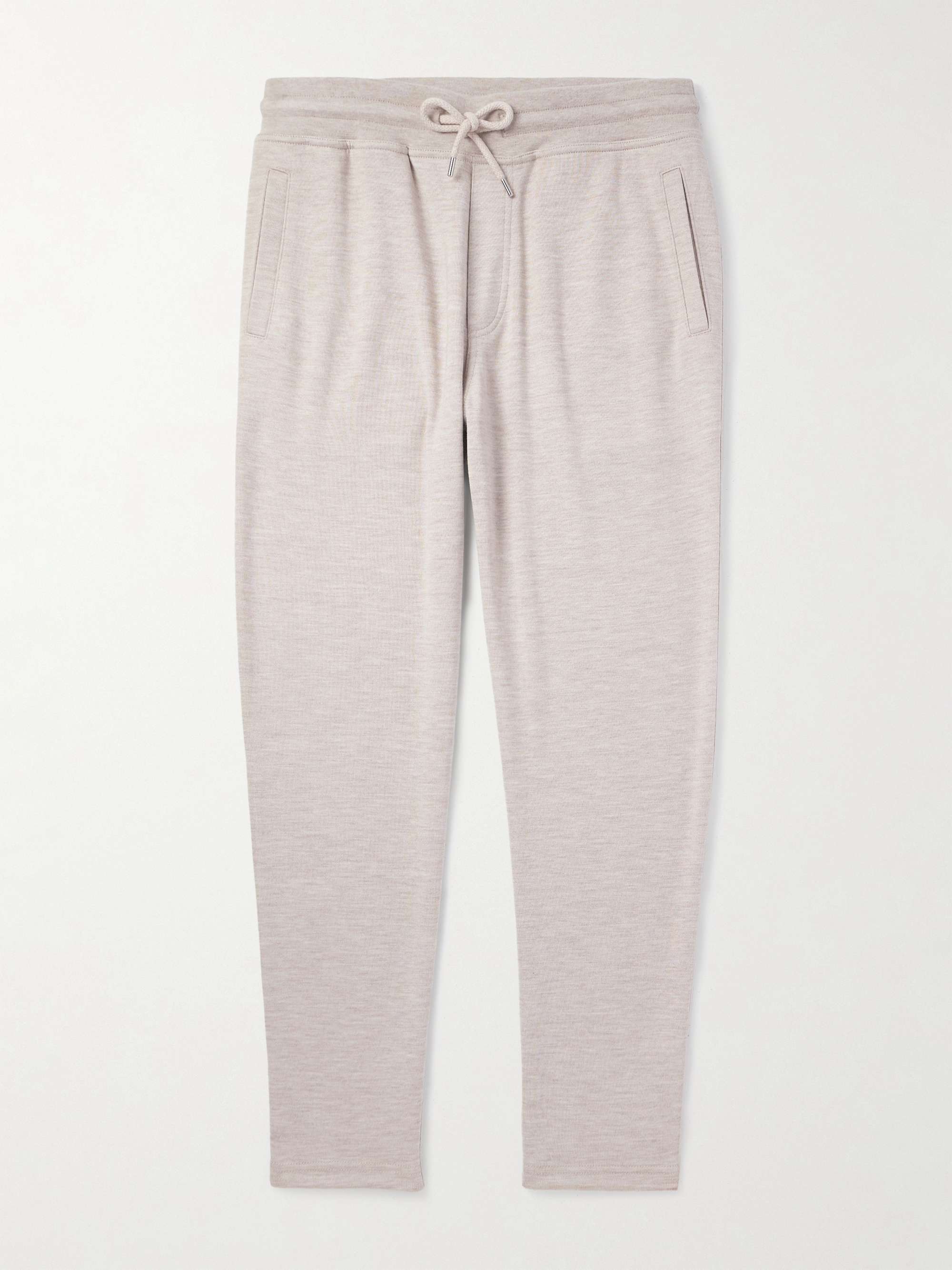 Tapered Cashmere-Blend Jersey Sweatpants hero visual