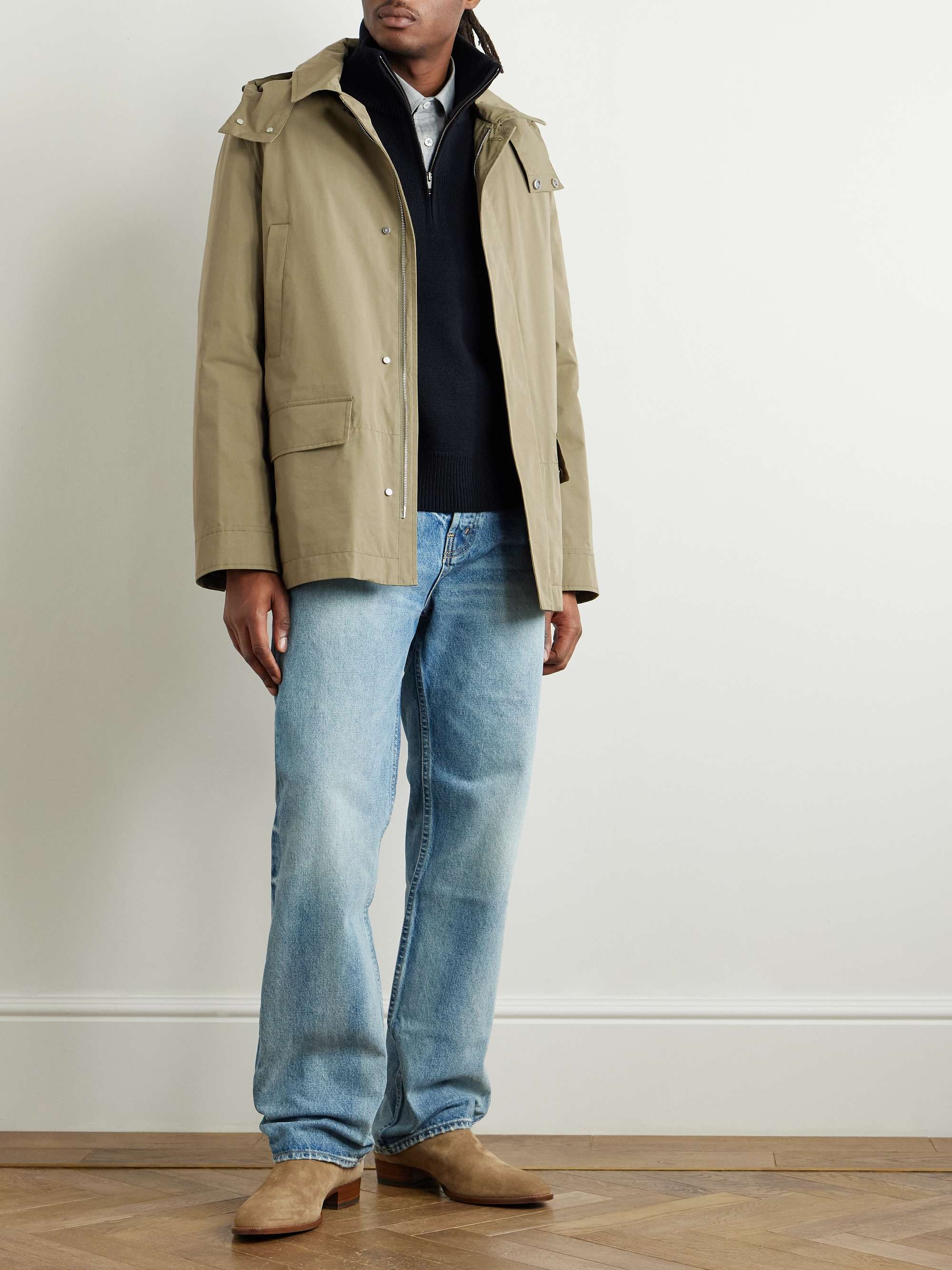 Cotton-Blend Twill Parka view