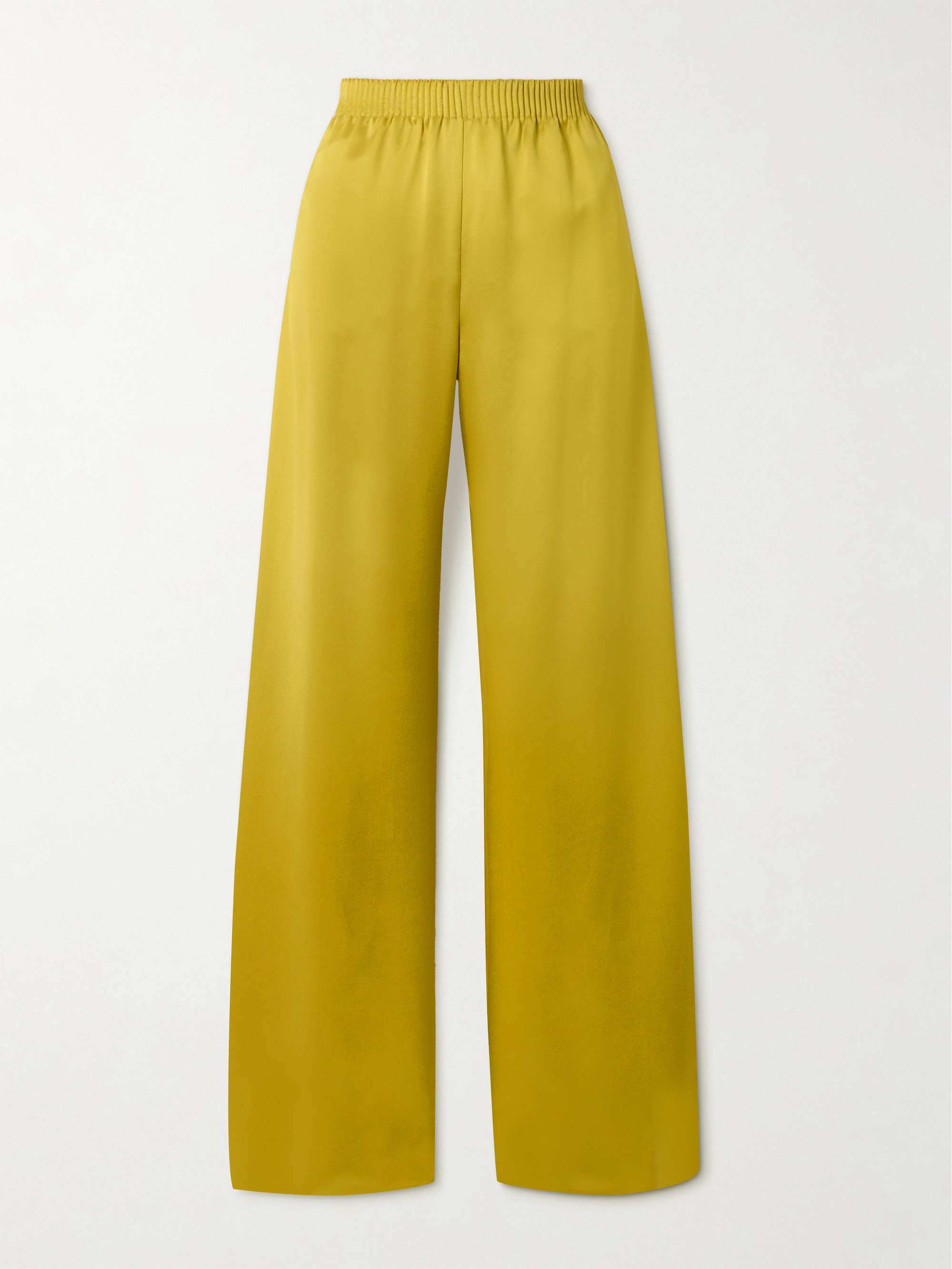 Duchesse silk-satin wide-leg pants hero visual