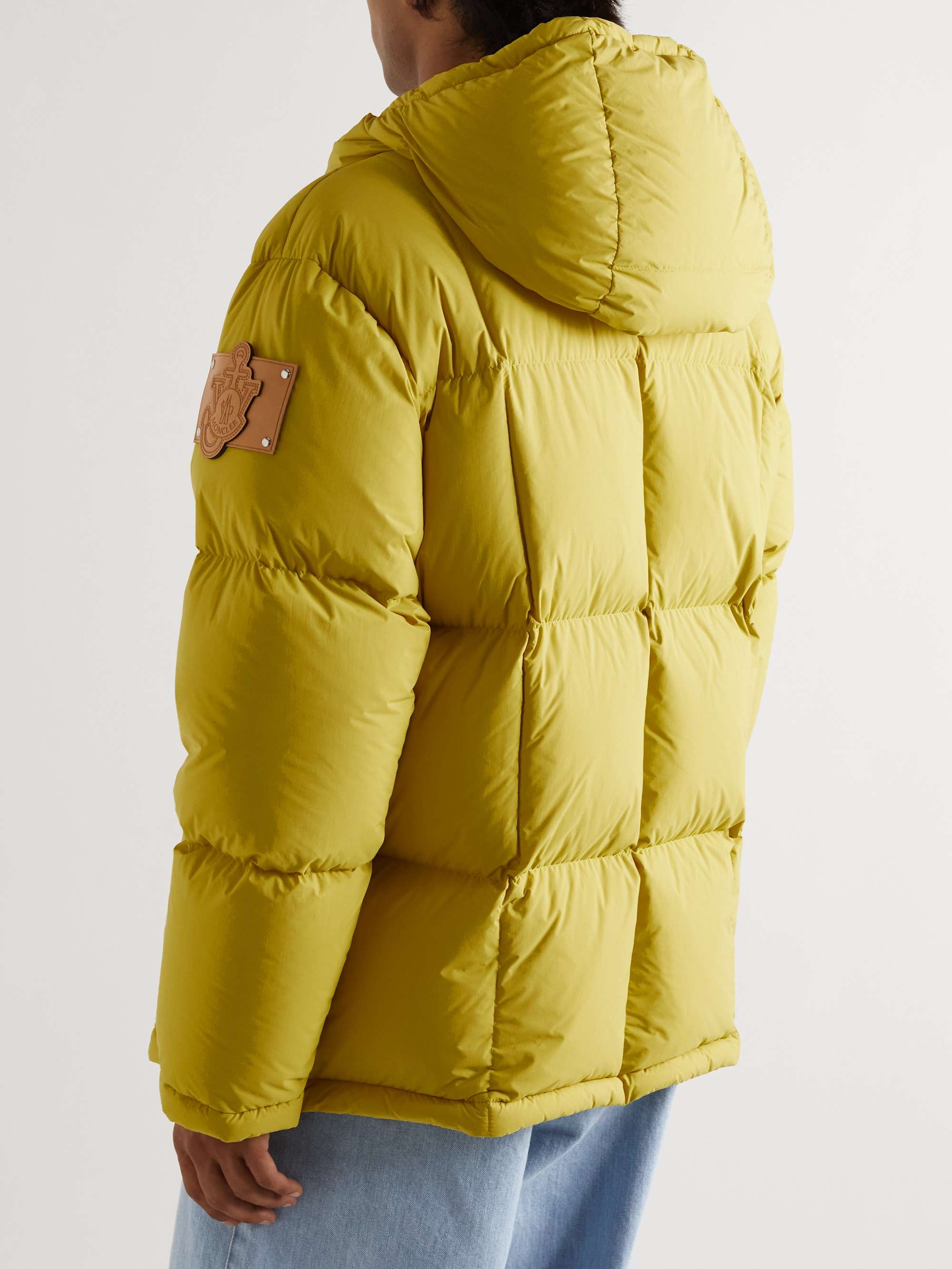 1 Moncler JW Anderson Wintefold Logo-Appliquéd Quilted Shell Hooded Down Jacket view
