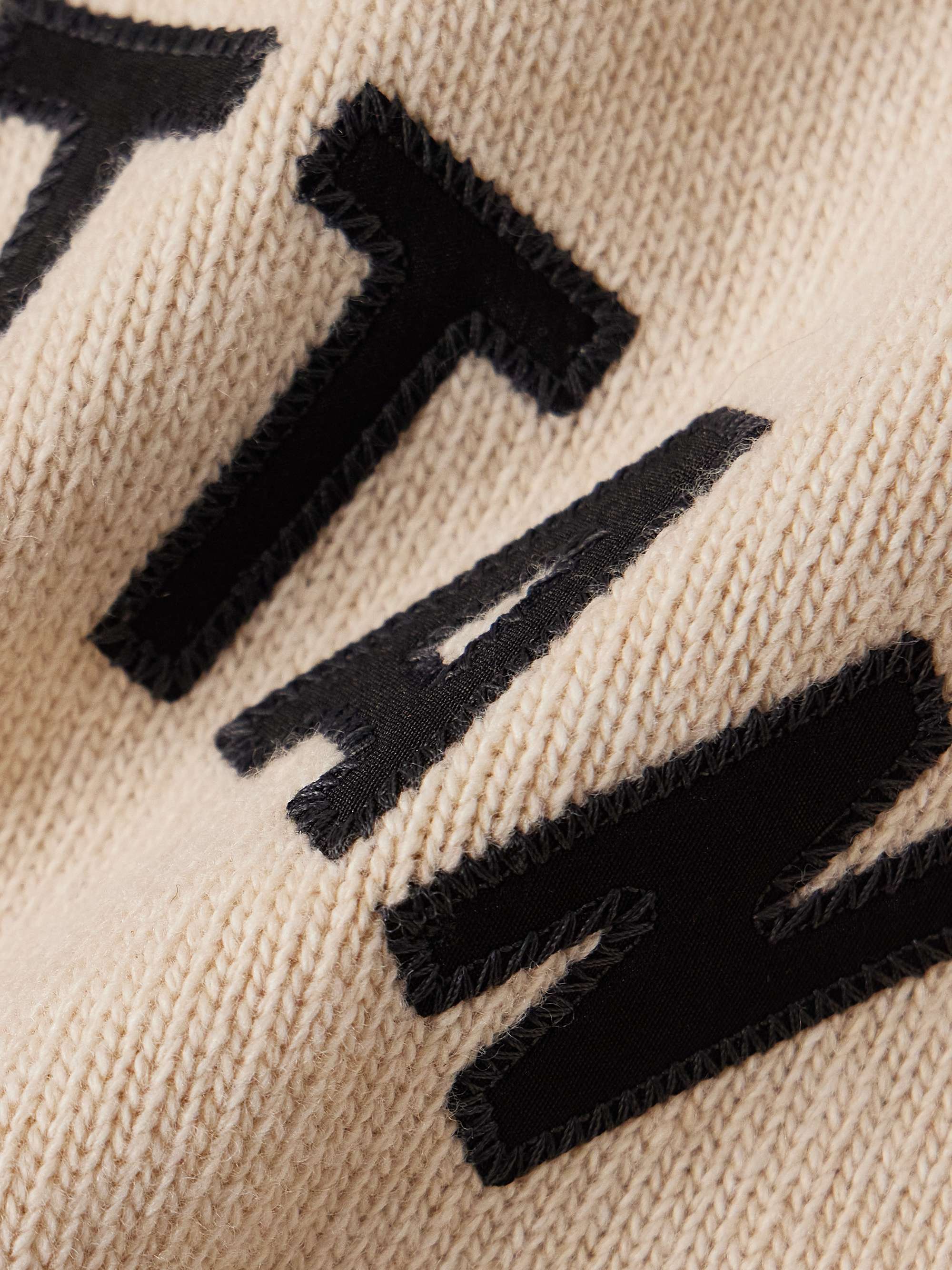 Manhattan Appliquéd Wool Polo Shirt view