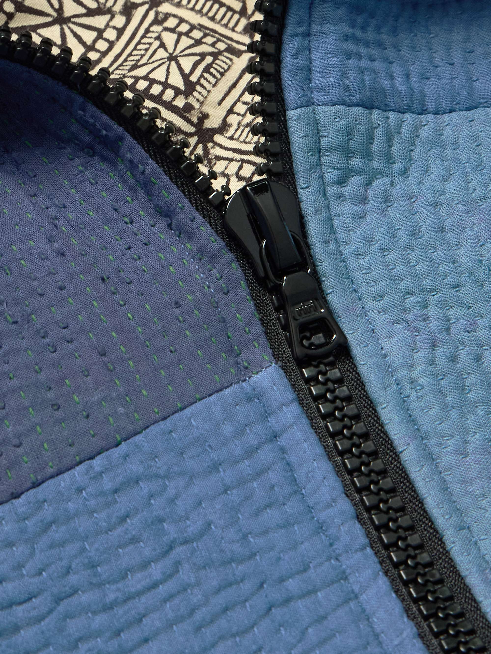 Embroidered Patchwork Cotton Jacket view