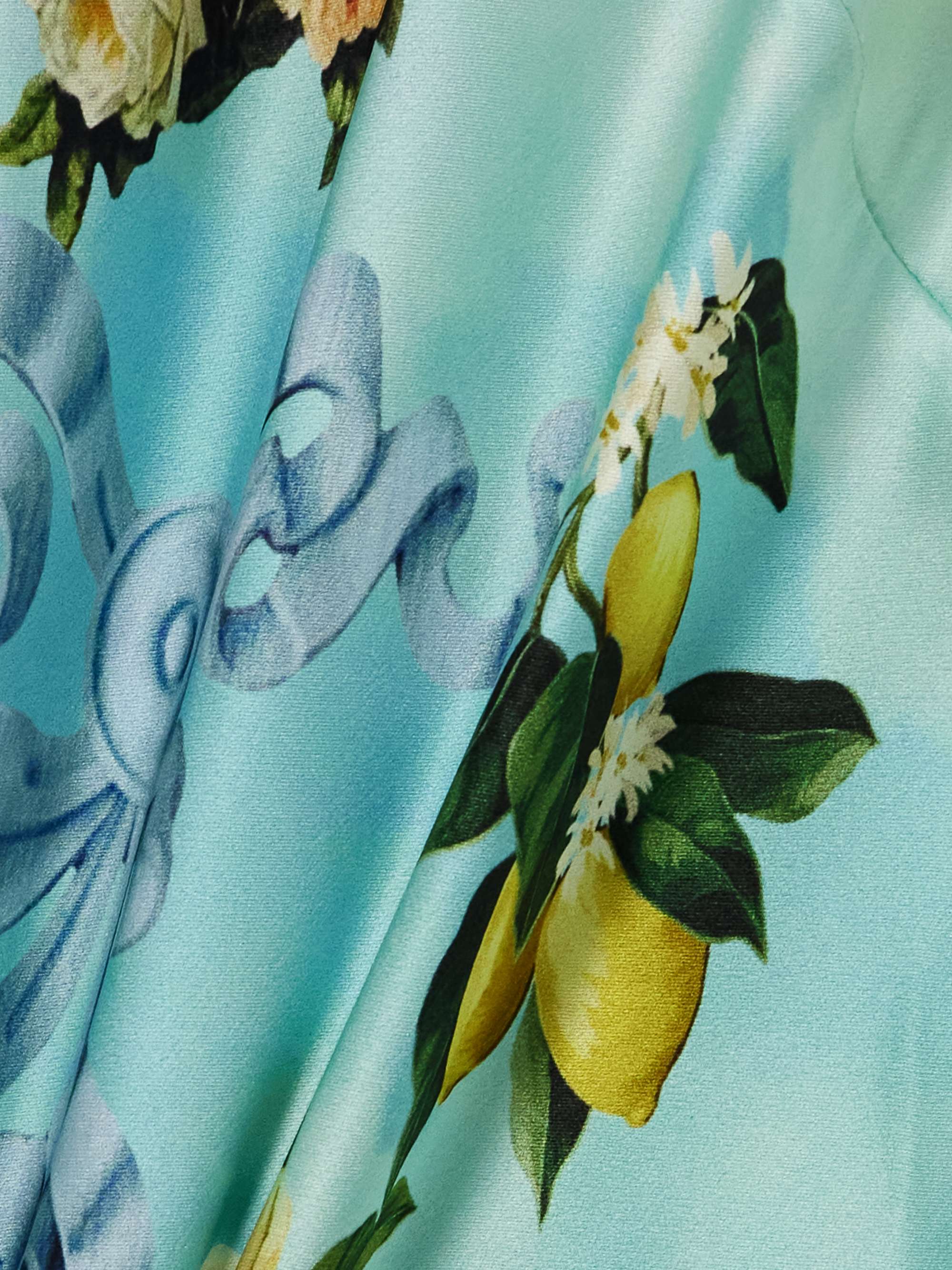 + The White Lotus crystal-embellished printed silk maxi dress view
