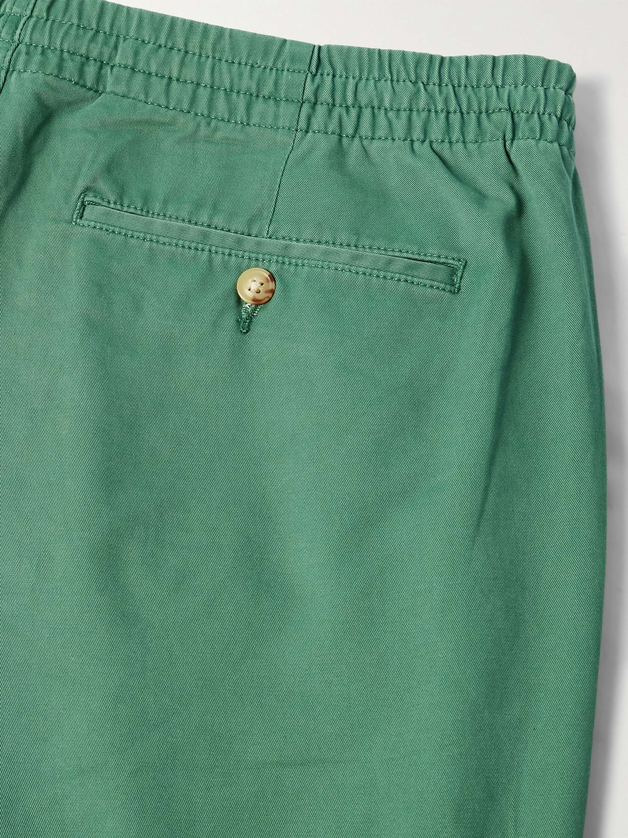 Slim-Fit Cotton-Blend Twill Shorts view