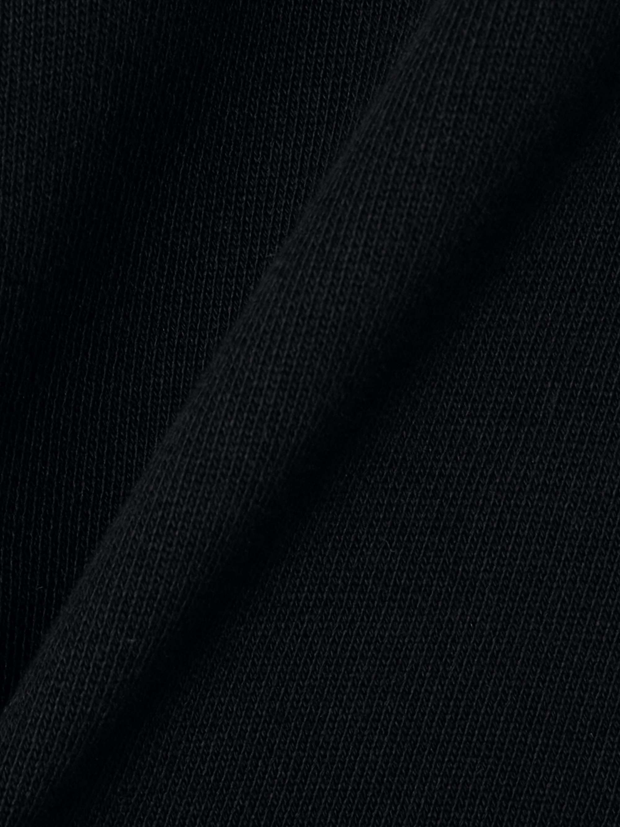 Hannett gathered cotton-jersey hoodie view