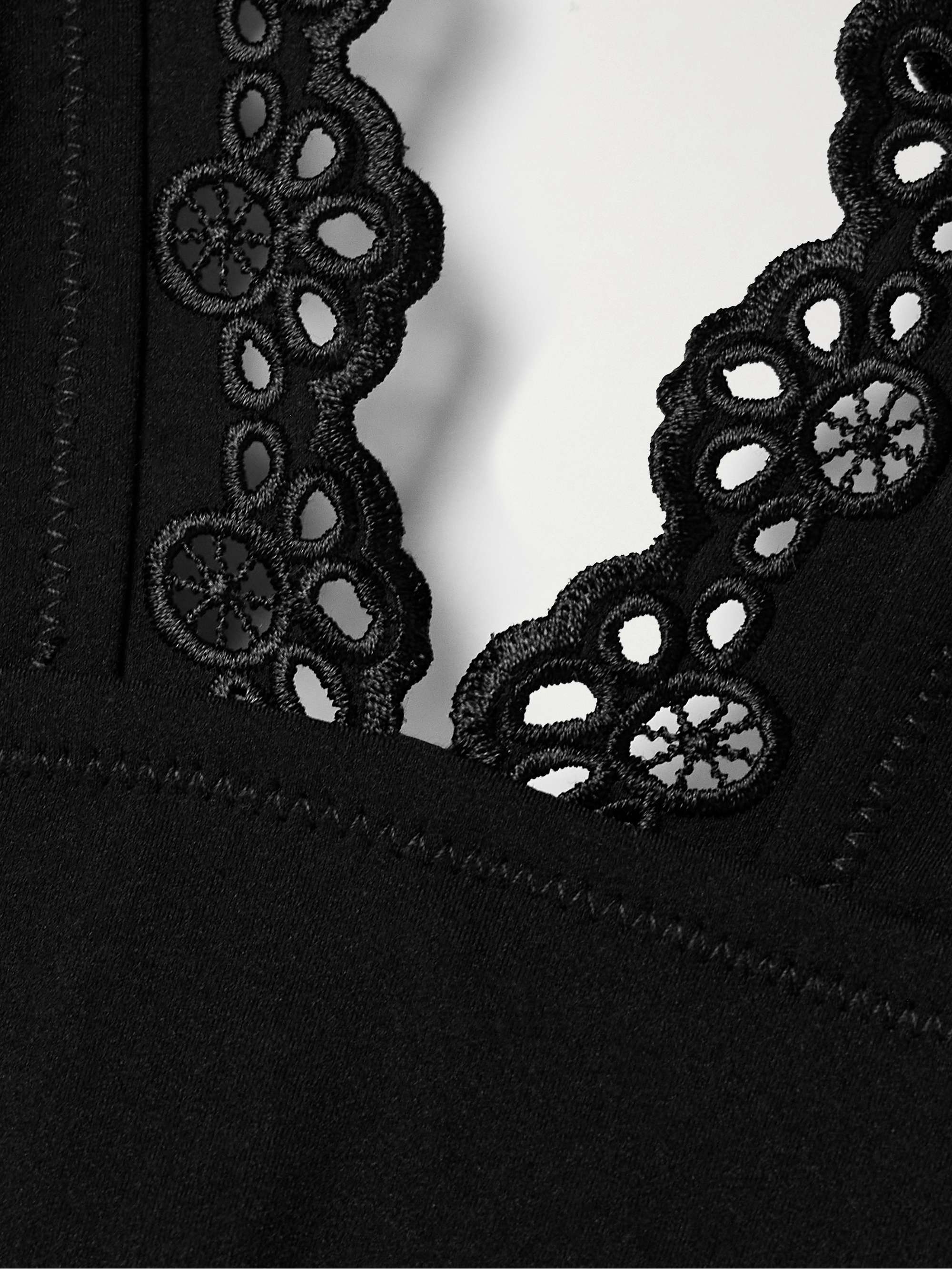 Ophelia broderie anglaise-trimmed swimsuit view