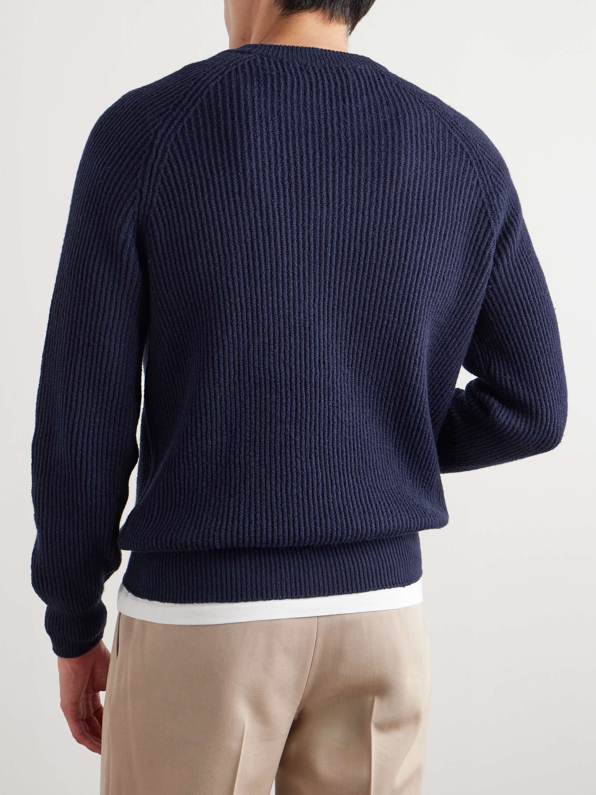 Ribbed Cotton Sweater view