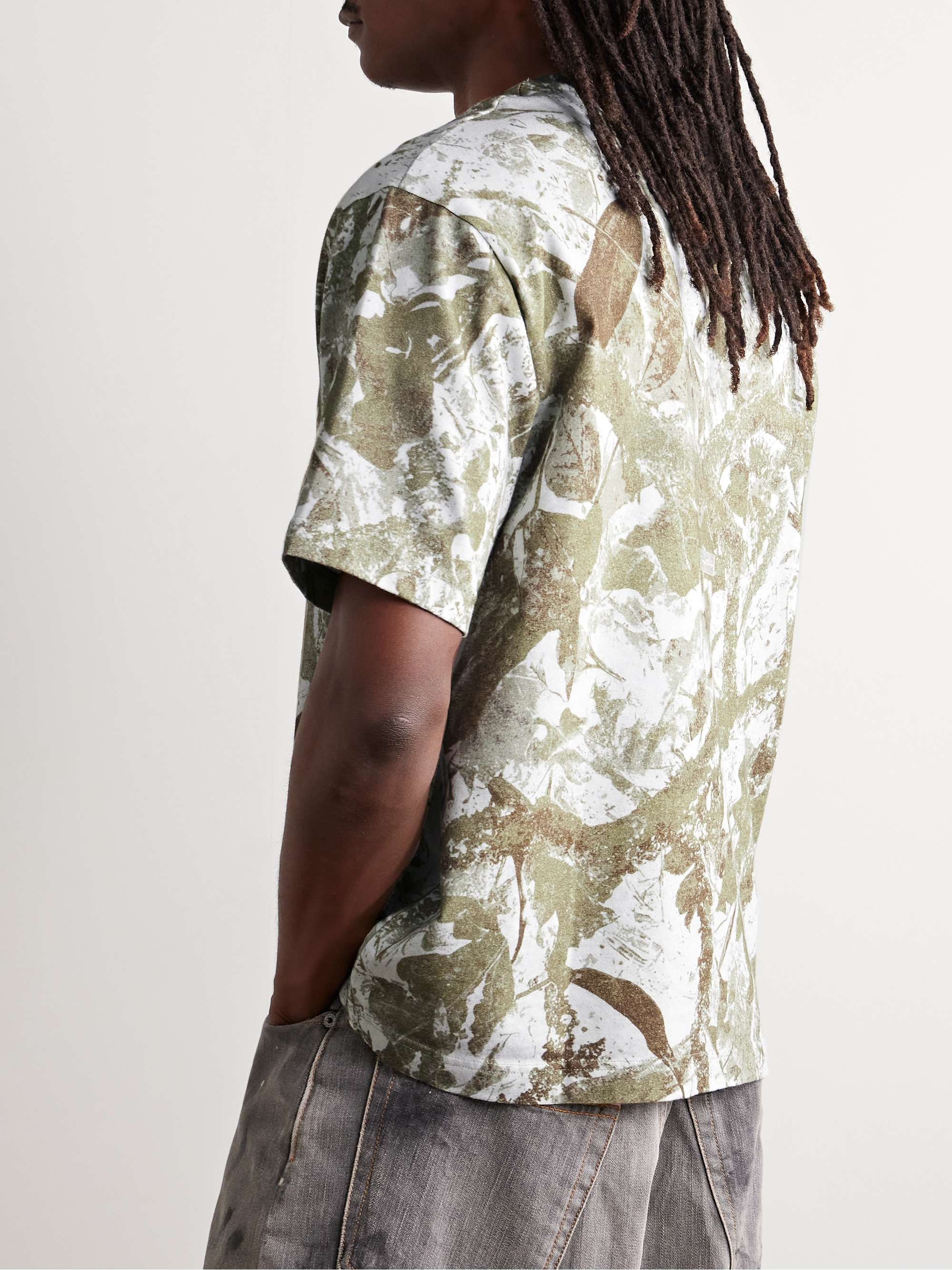 Exford Camouflage-Print Brushed Cotton-Jersey T-Shirt view