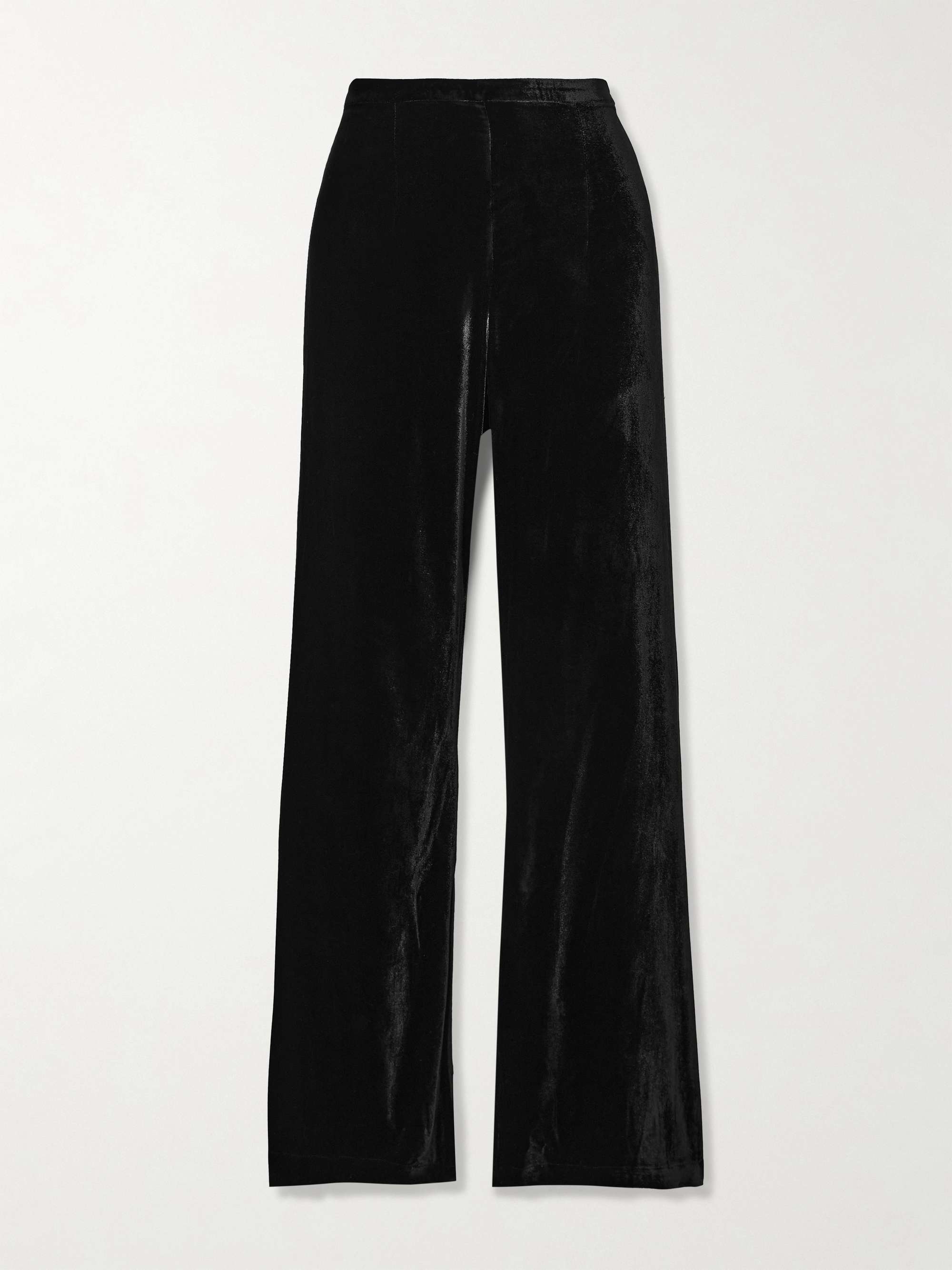San Polo velvet wide-leg pants hero visual