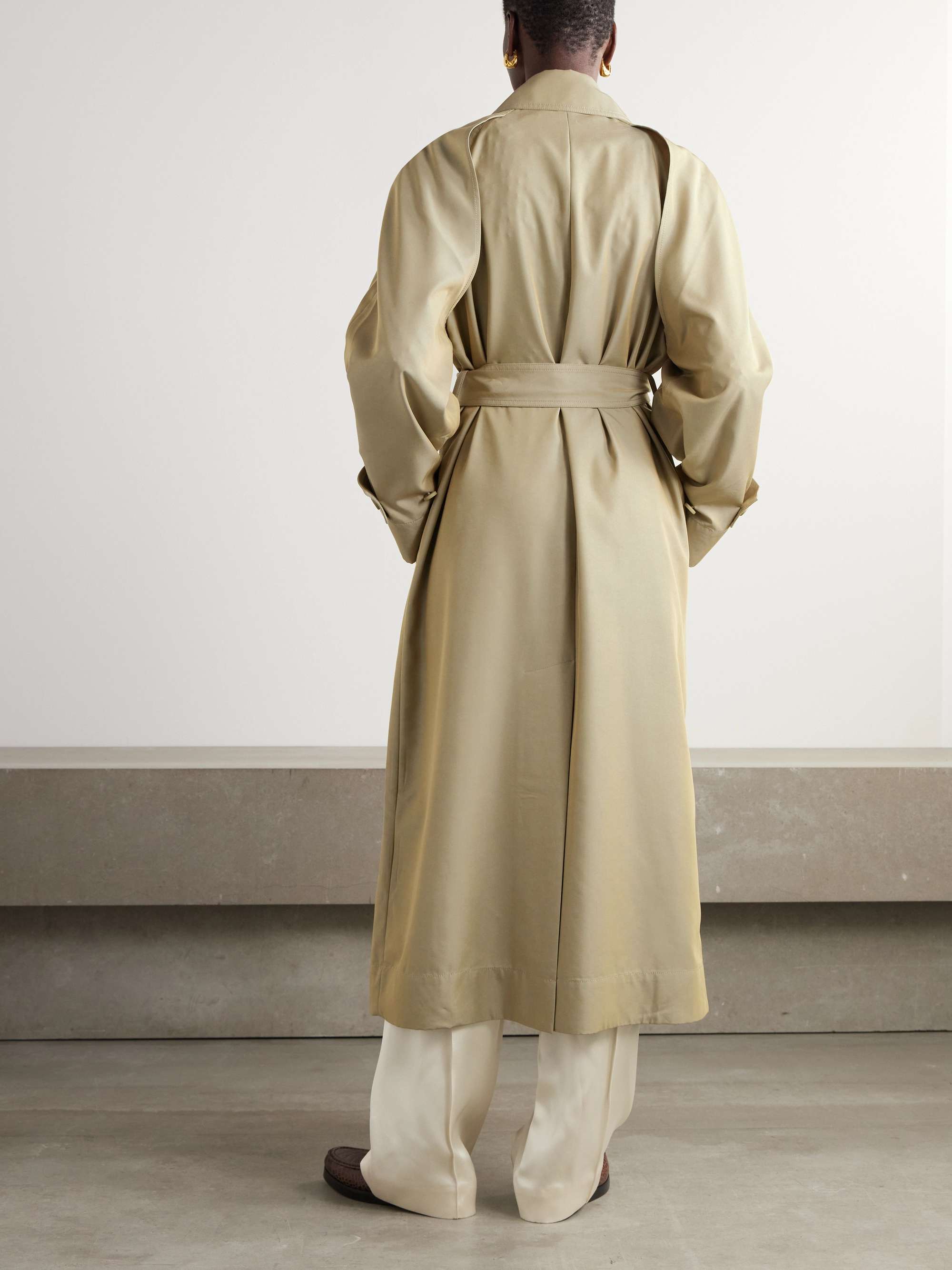 Astoria cutout TENCEL™ Lyocell-blend trench coat view