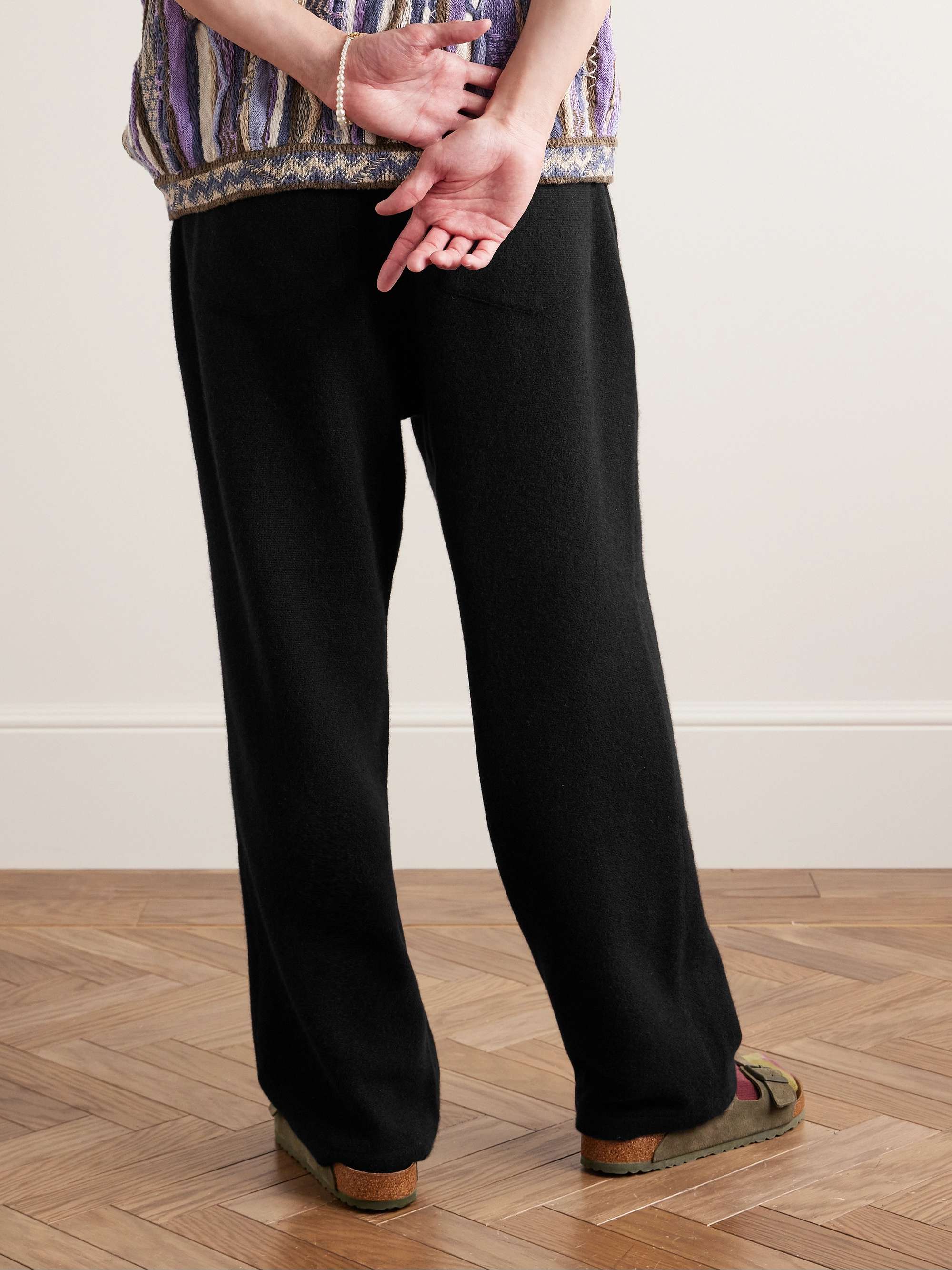 Straight-Leg Cashmere Trousers view