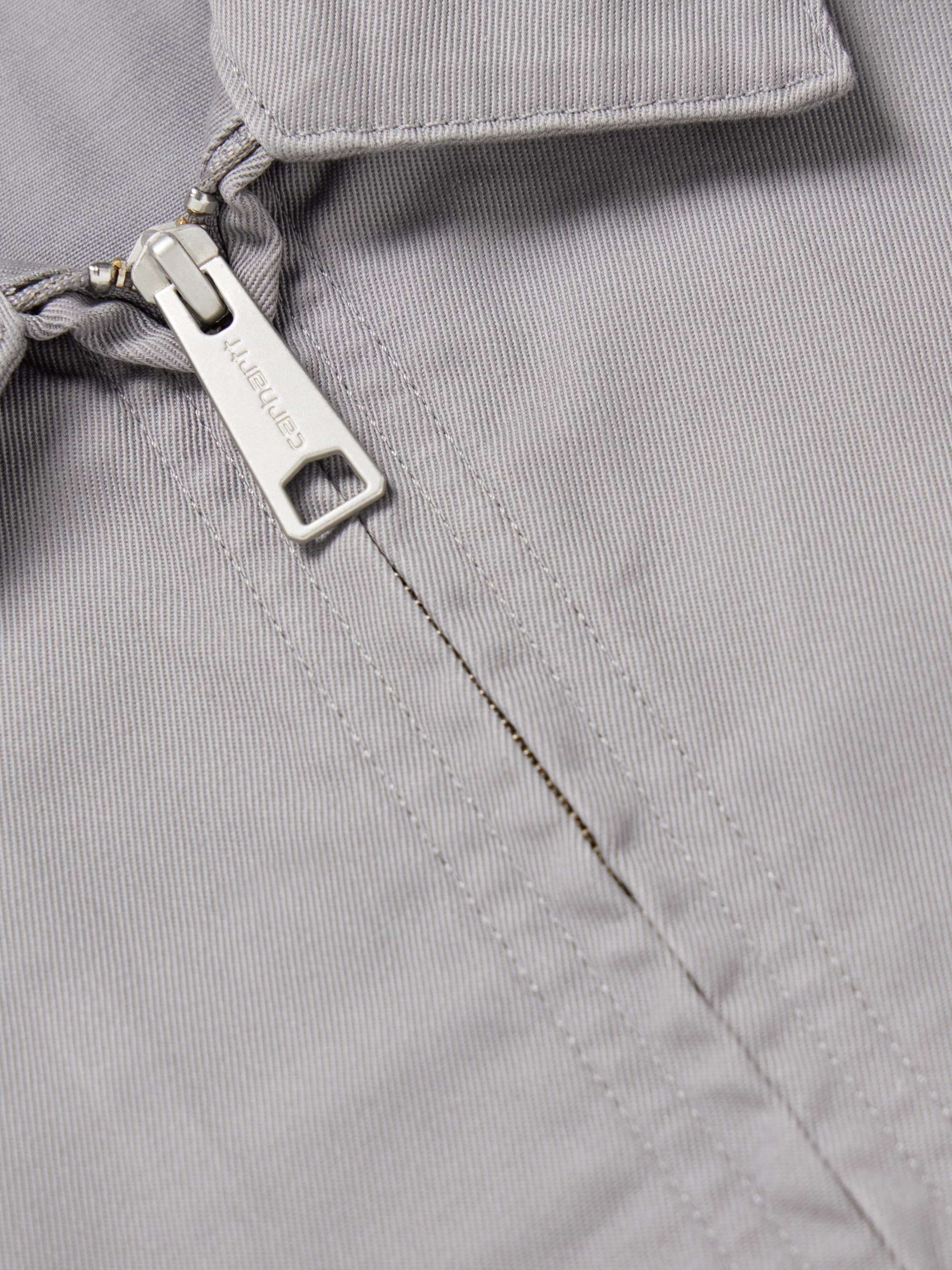 Module Script Logo-Embroidered Twill Bomber Jacket view
