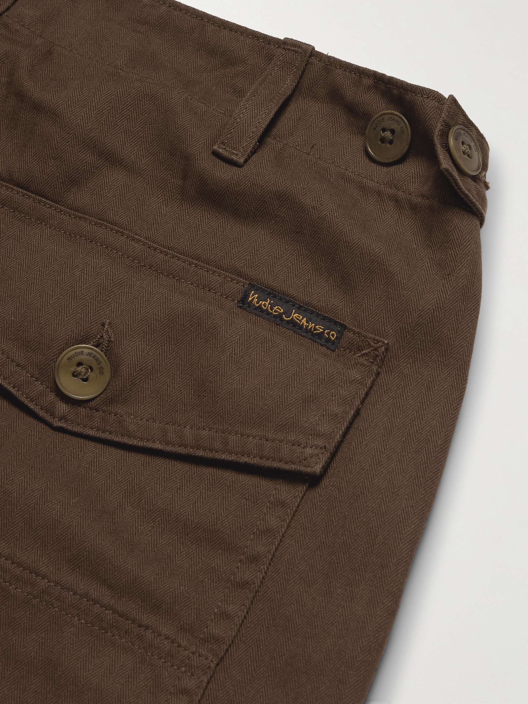 Tuff Tony Straight-Leg Organic Cotton-Twill Trousers view