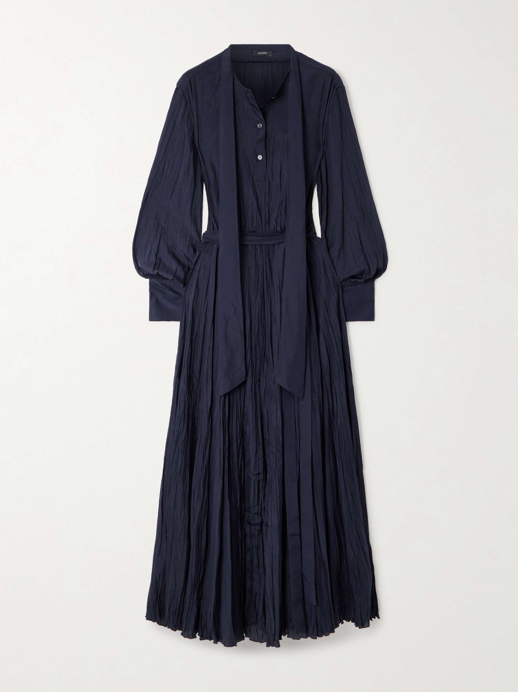 Lisa crinkled silk-habotai maxi dress hero visual