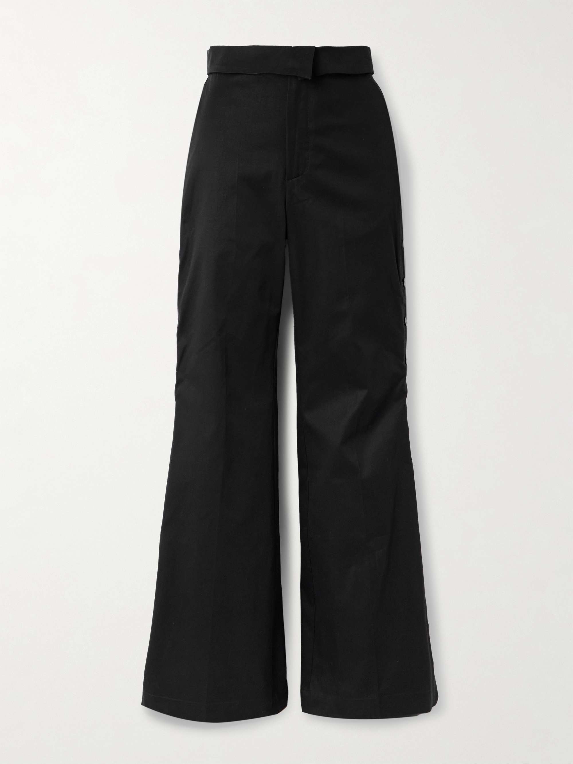 Elettra cotton-twill wide-leg pants hero visual