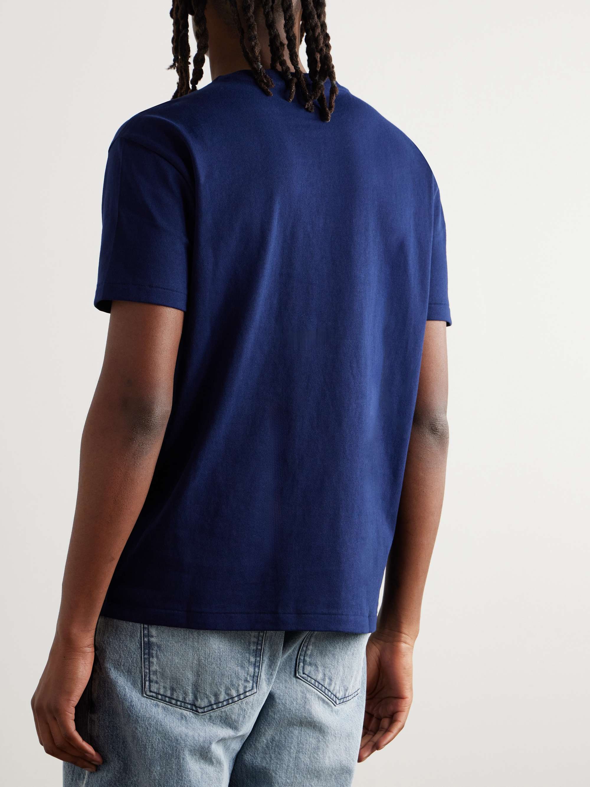 Embroidered Cotton-Jersey T-Shirt view