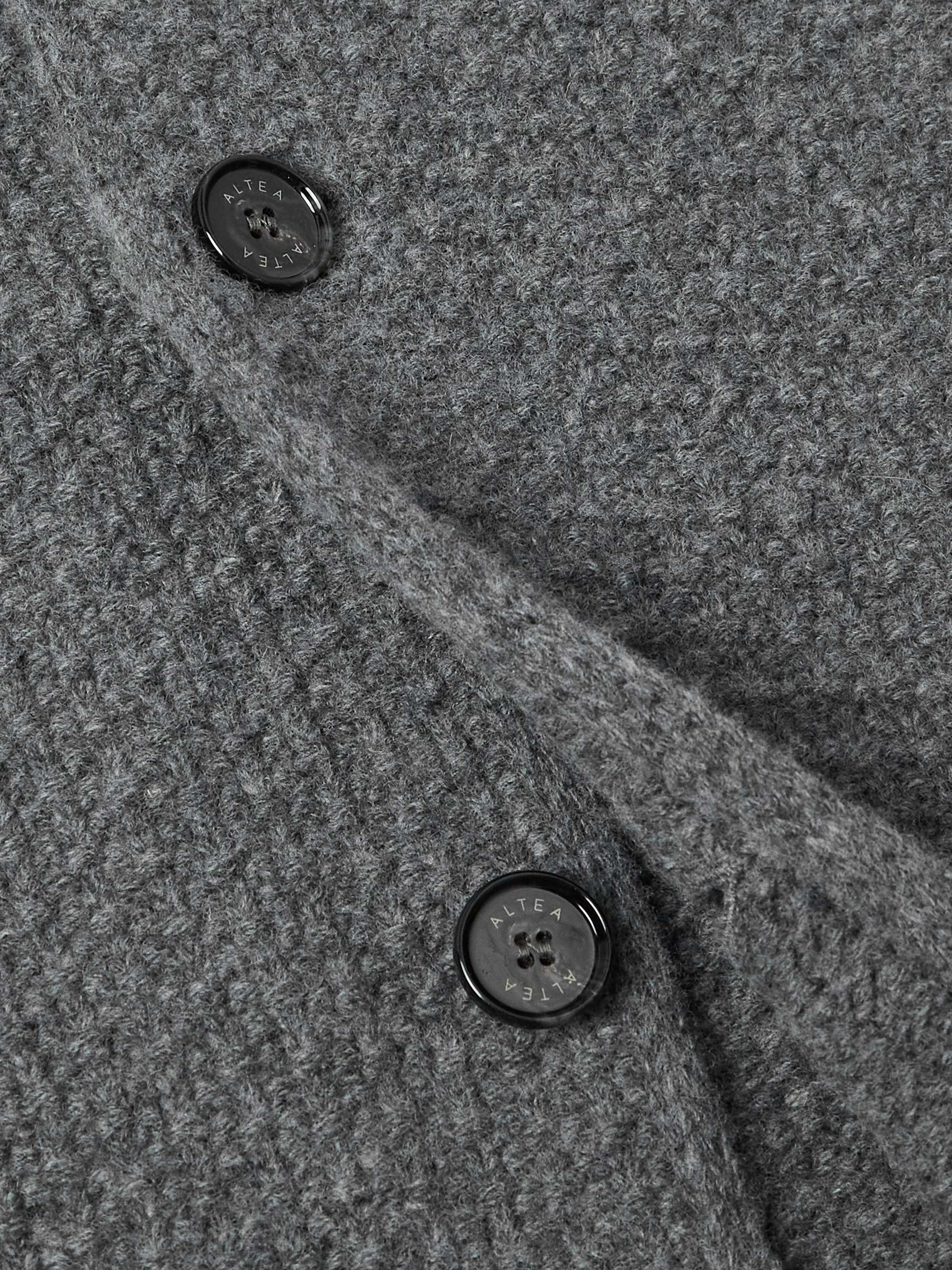 Basketweave Virgin Wool Cardigan view