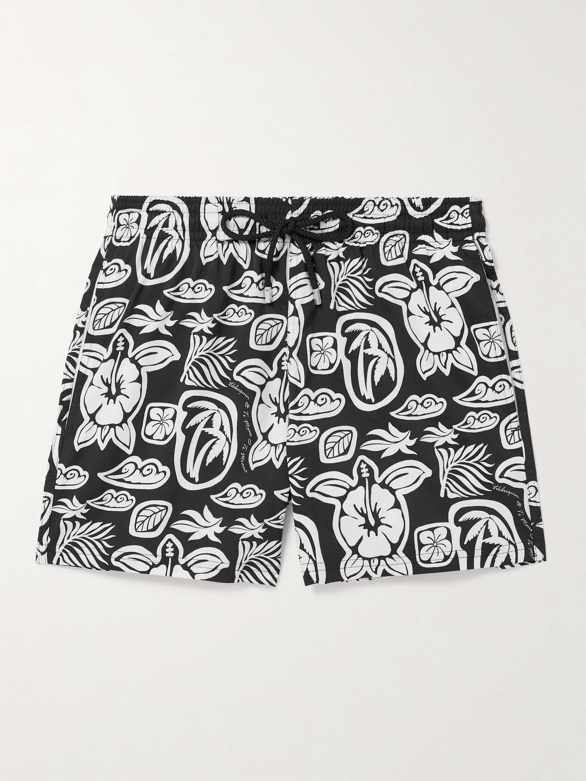 Moorise Straight-Leg Mid-Length Printed Recycled Swim Shorts hero visual
