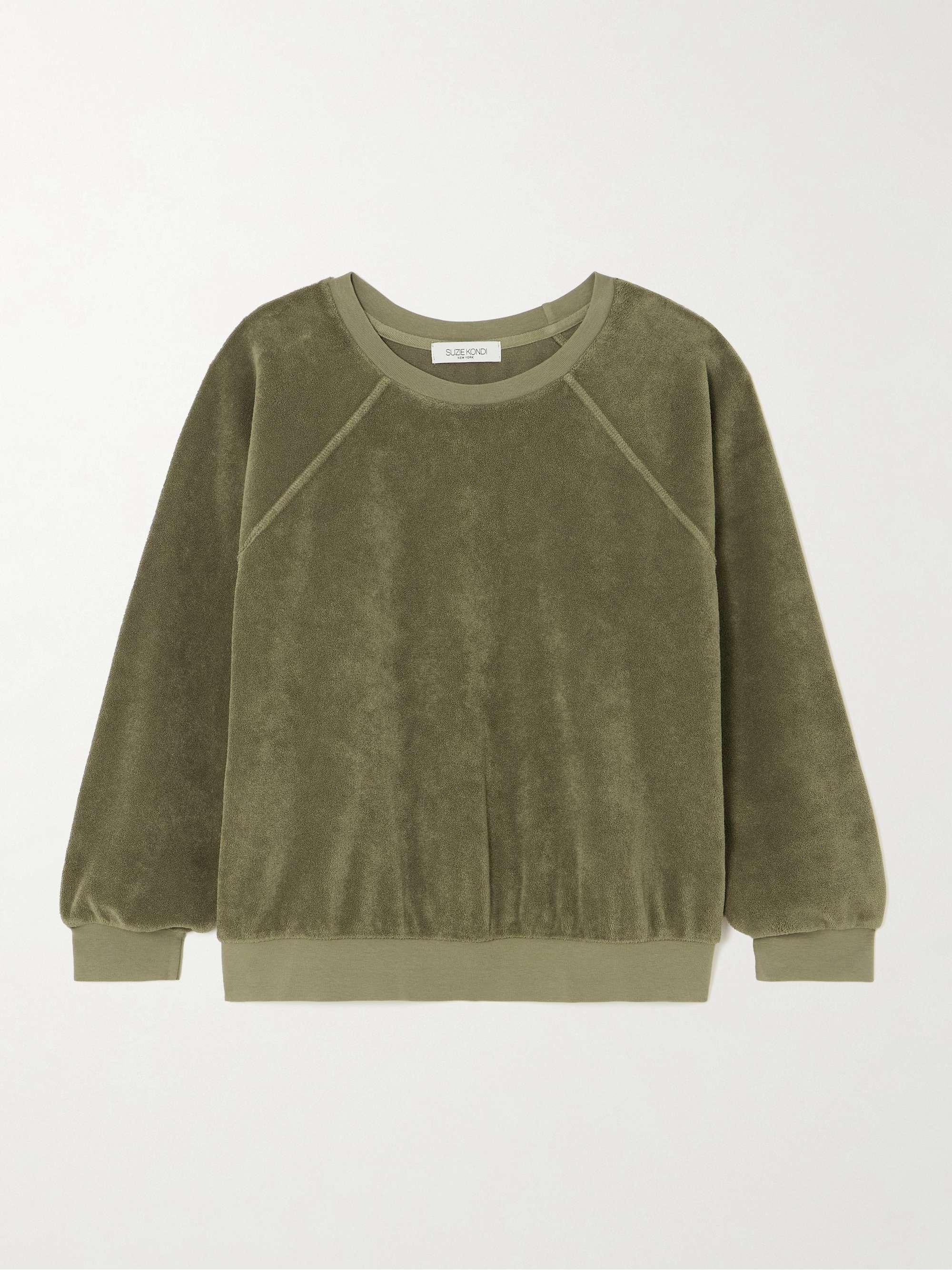 Samos cotton-blend terry sweatshirt hero visual