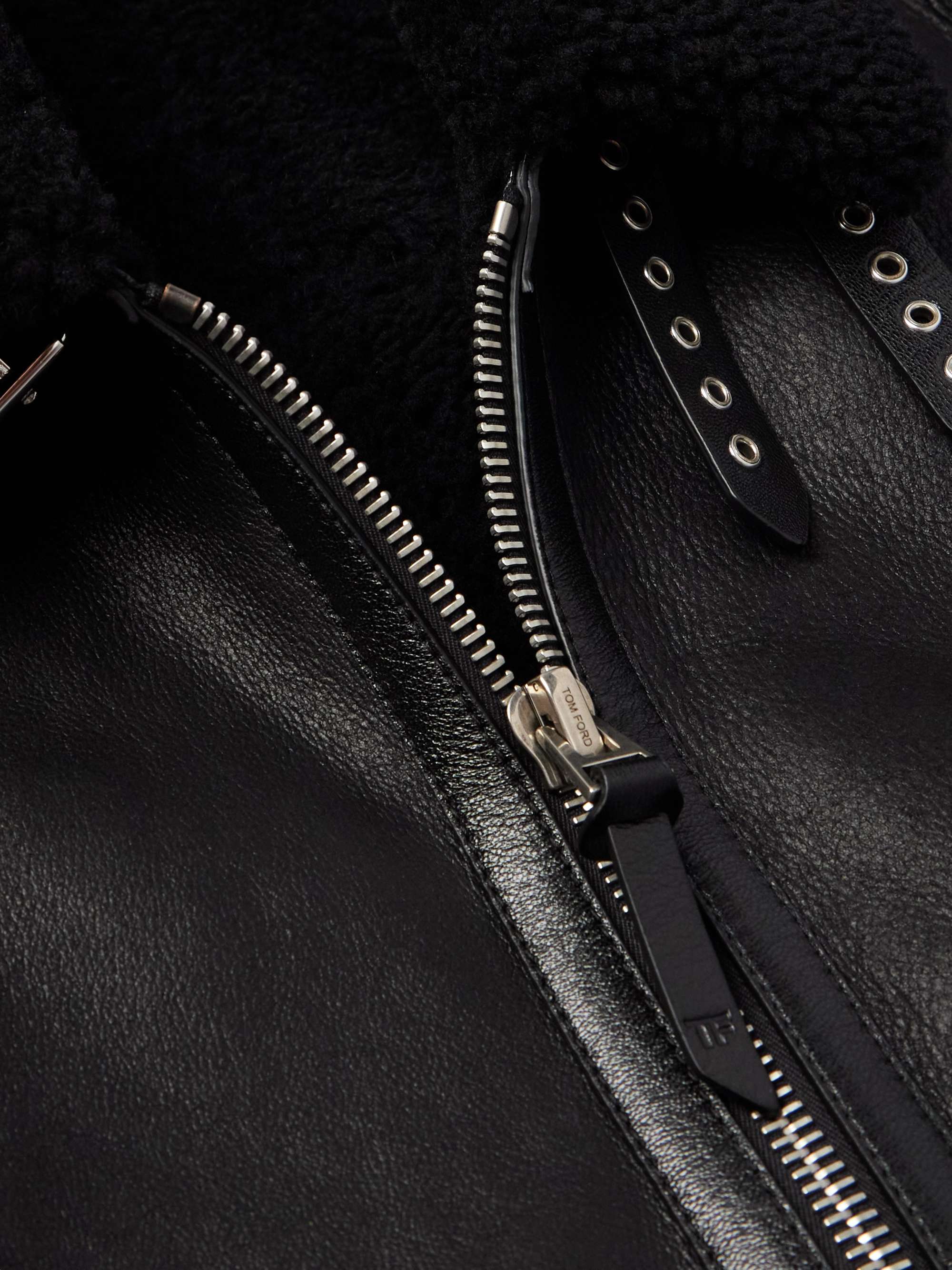 Shearling Bomber Jacket view