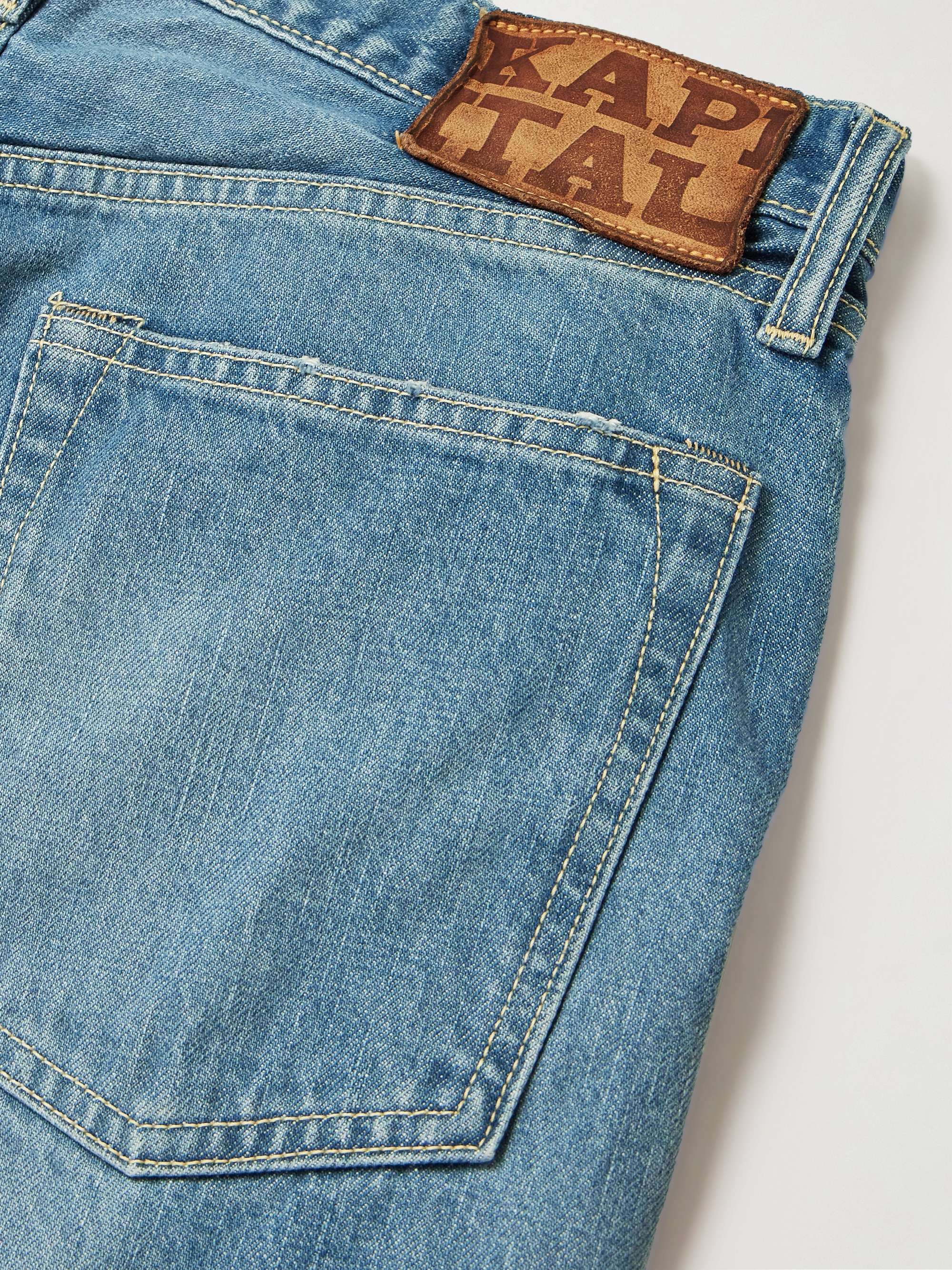 Monkey CISCO Slim-Fit Distressed Jeans view