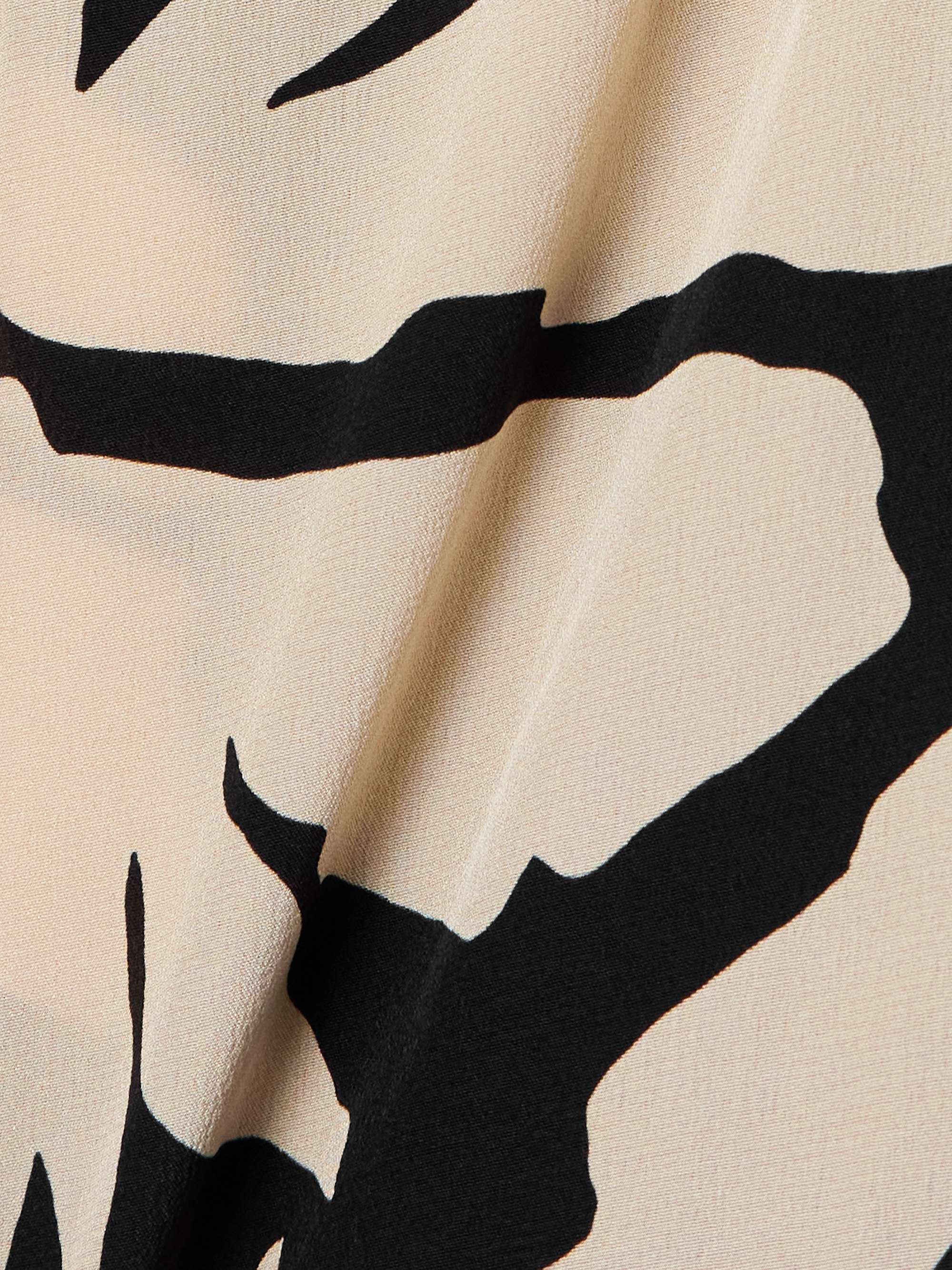 Santa Cruz wrap-effect gathered floral-print silk maxi dress view