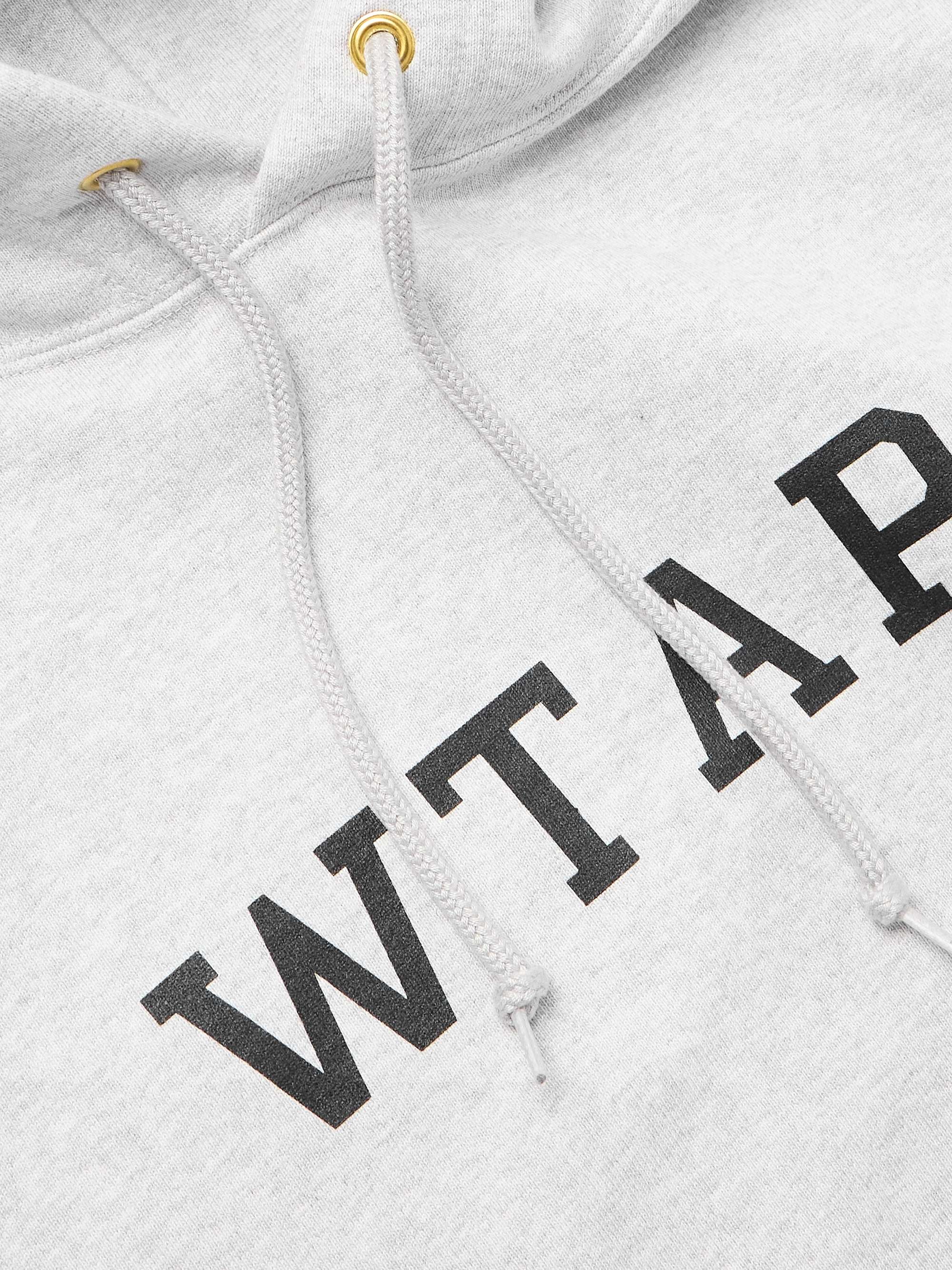 Academy Logo-Print Appliquéd Cotton-Jersey Hoodie view