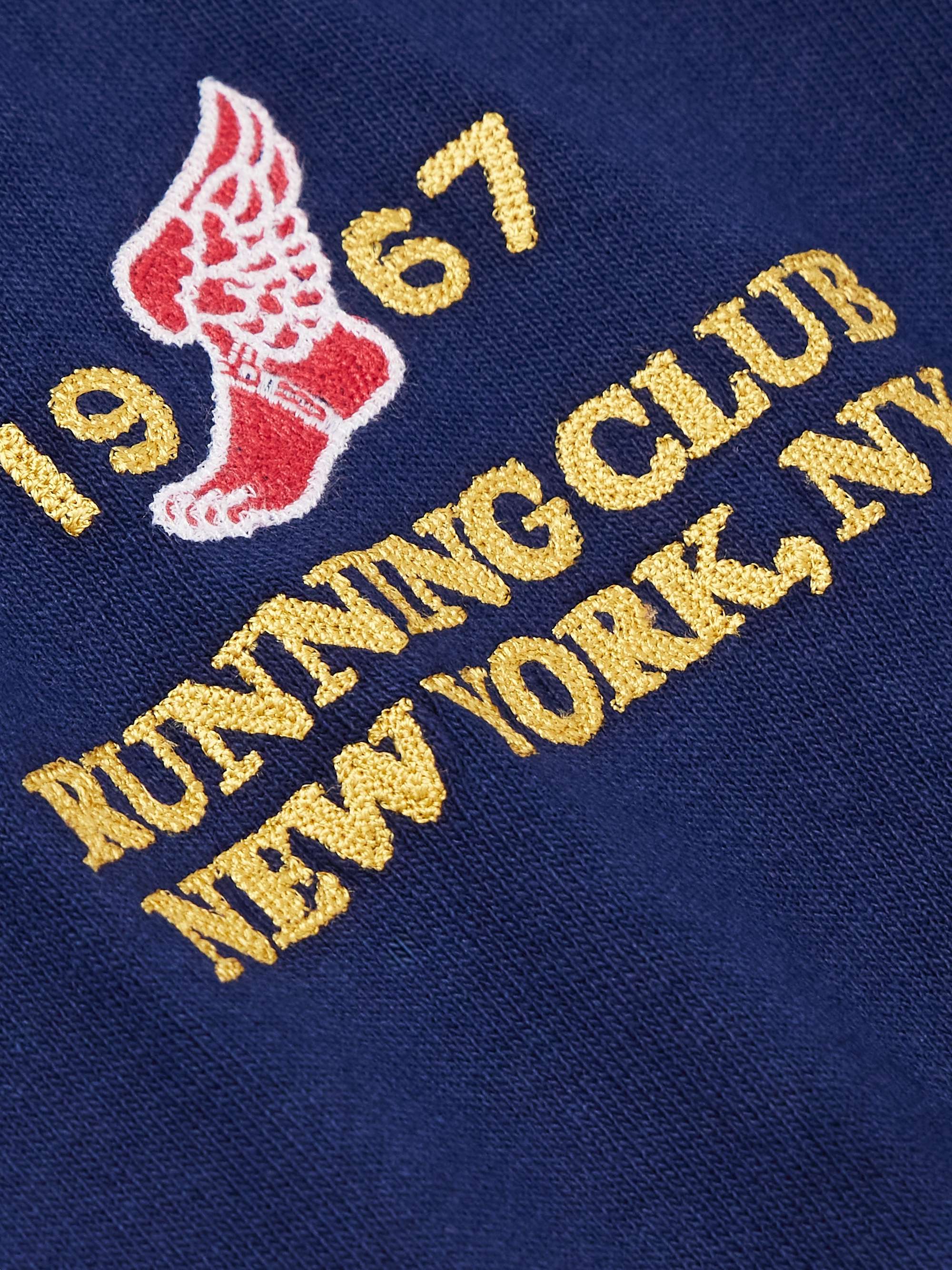 Embroidered Cotton-Jersey T-Shirt view