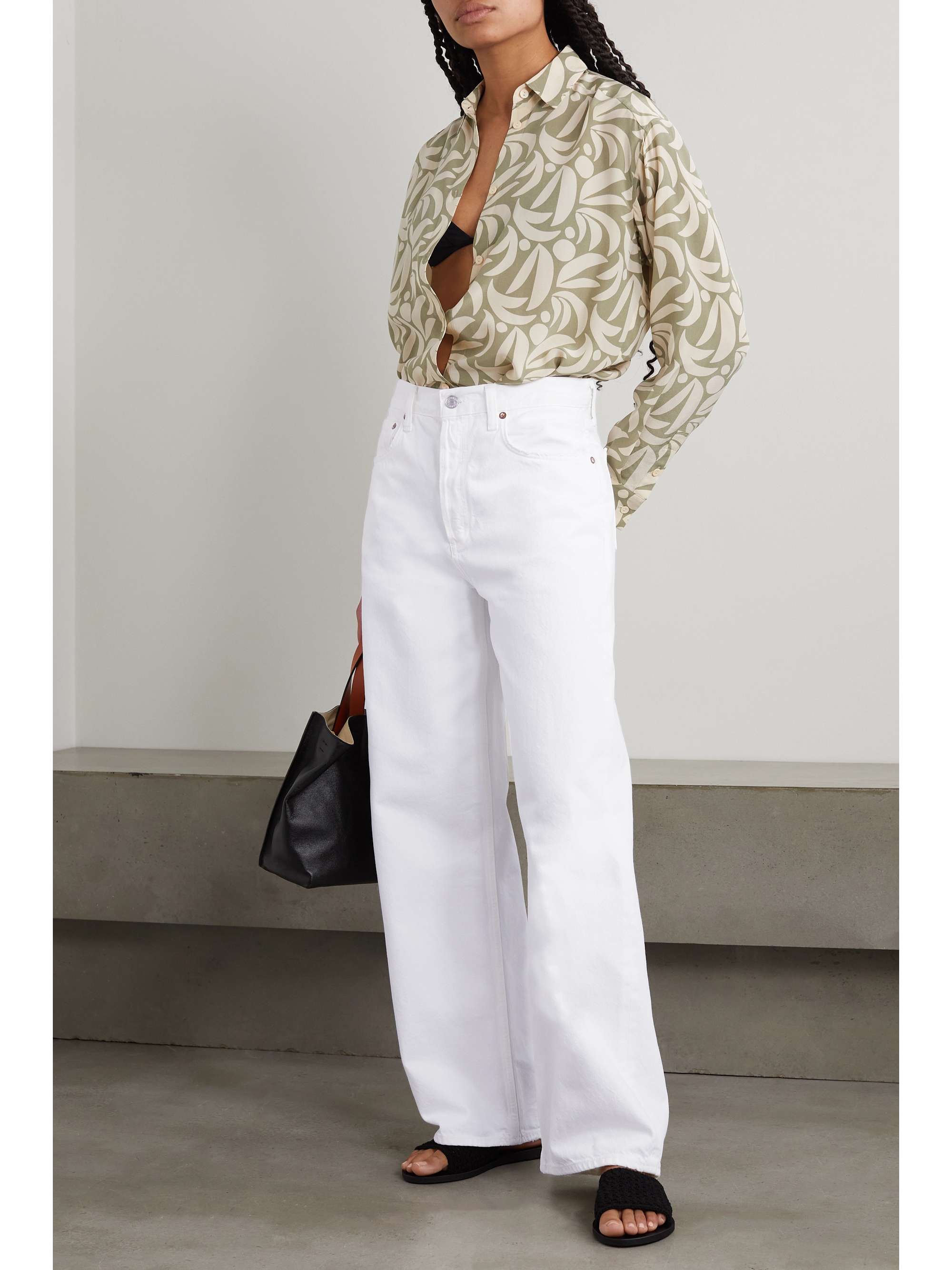 + NET SUSTAIN Low Slung Baggy organic boyfriend jeans view