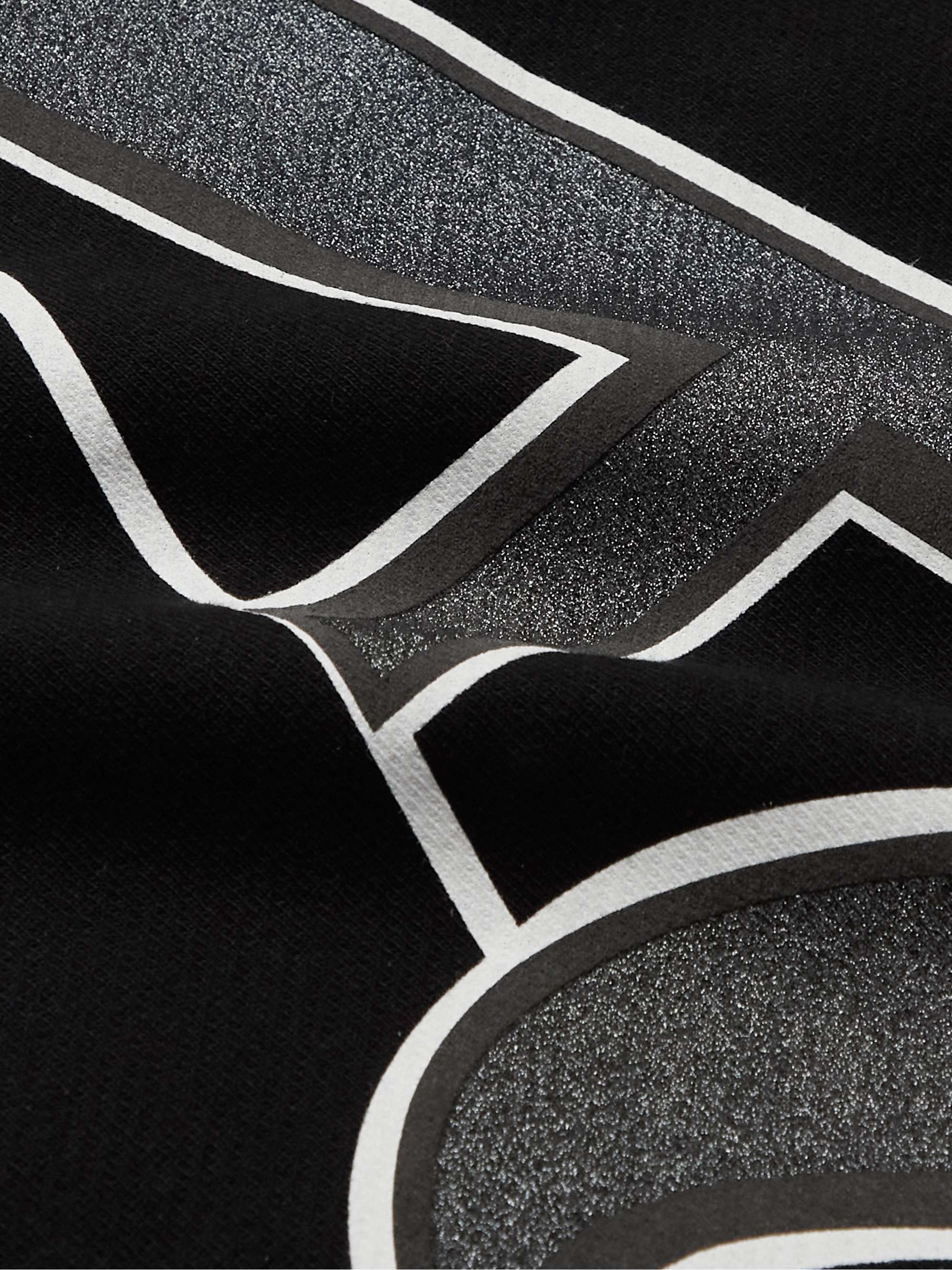 + Palm Angels Printed Cotton-Jersey Sweatshirt view
