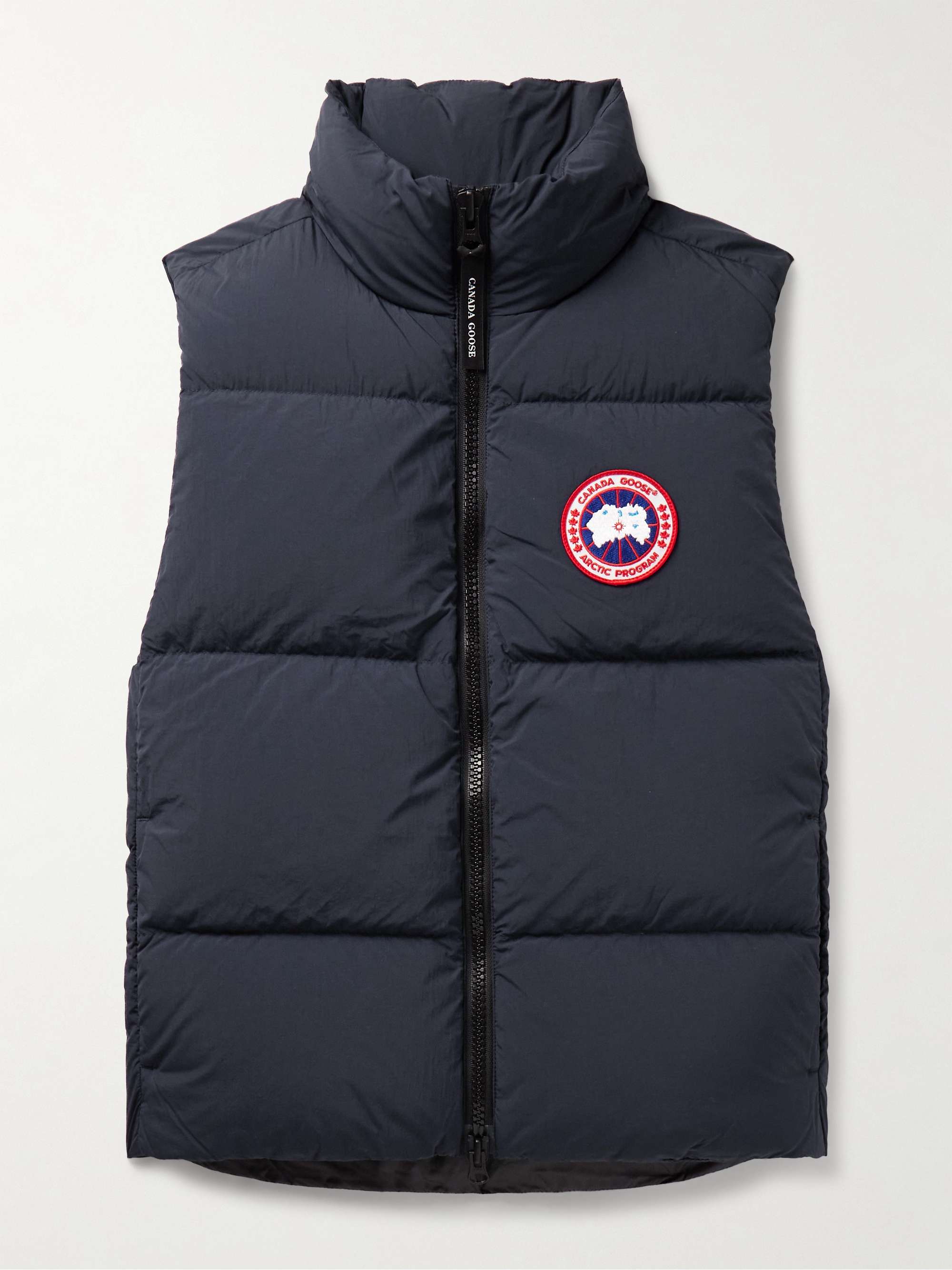 Lawrence Slim-Fit Logo-Appliquéd Quilted Enduraluxe® Down Gilet hero visual