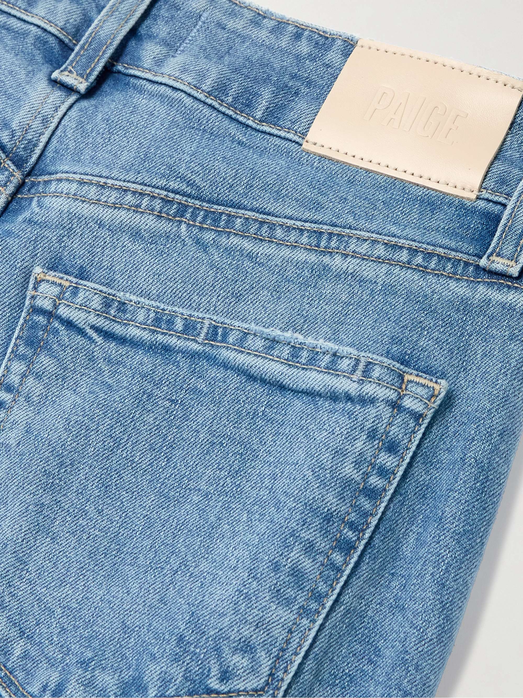 Sasha high-rise wide-leg organic cotton-blend jeans view