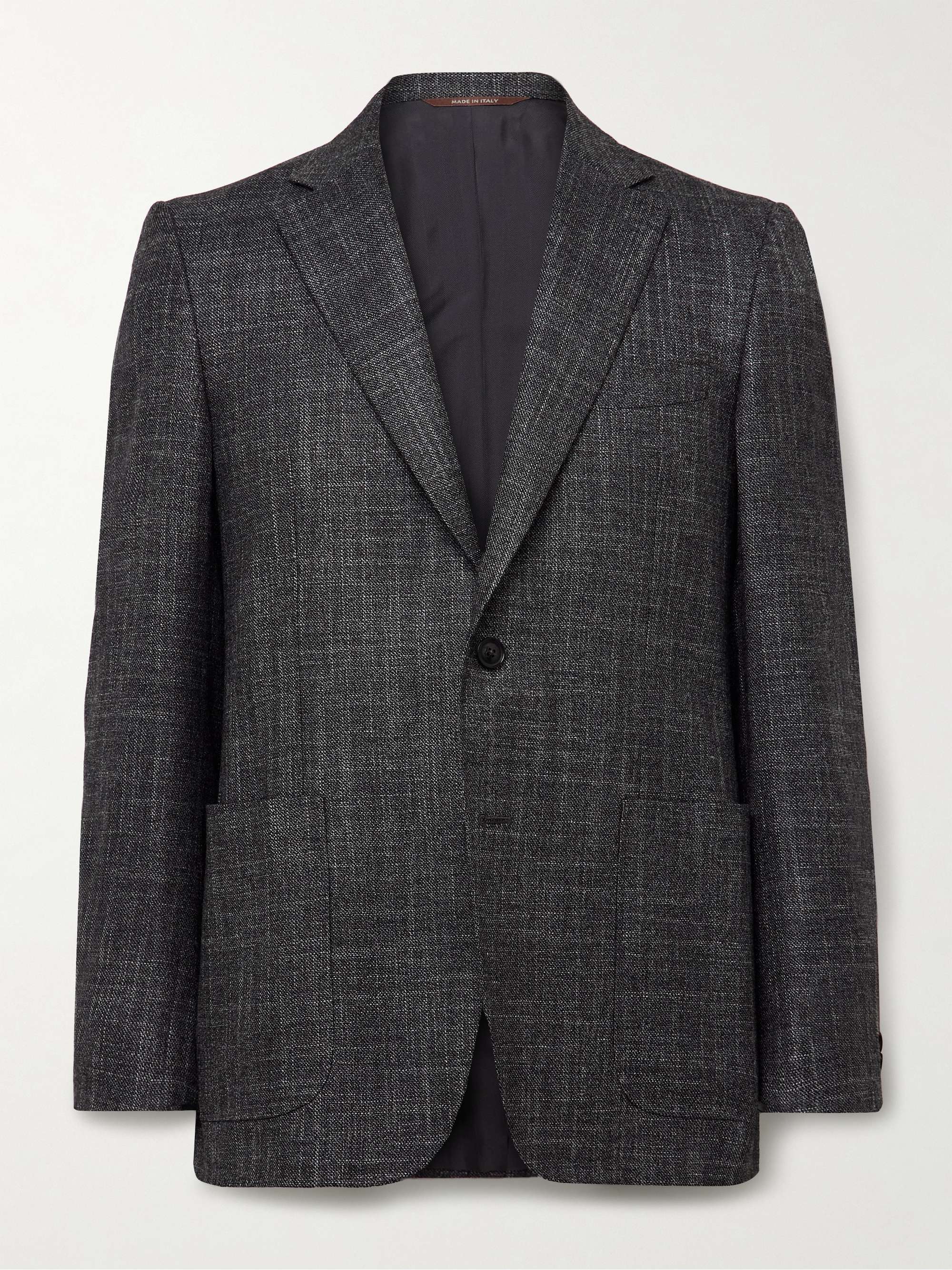 Wool, Silk and Cashmere-Blend Blazer hero visual