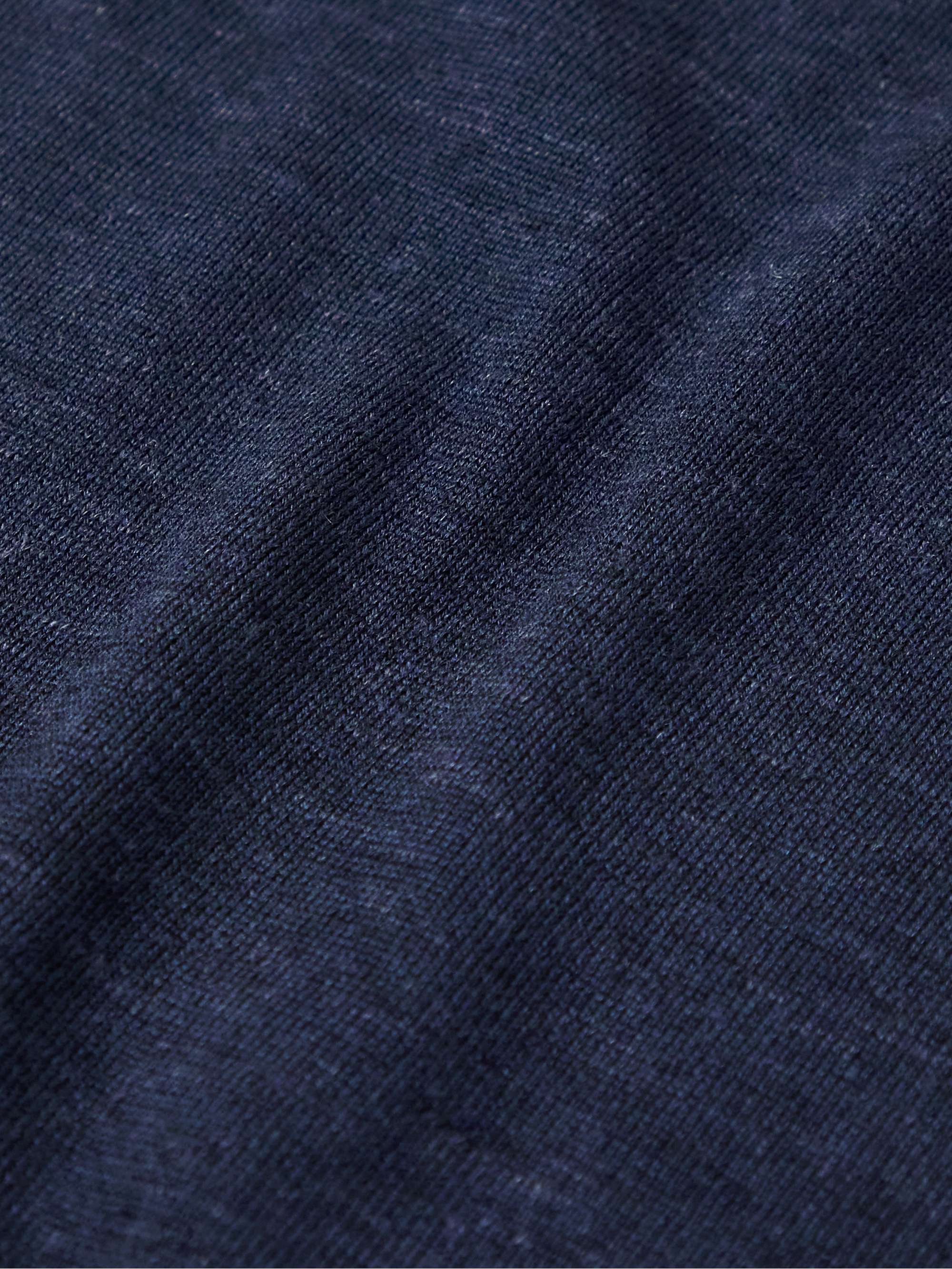 Silk-Blend Polo Shirt view
