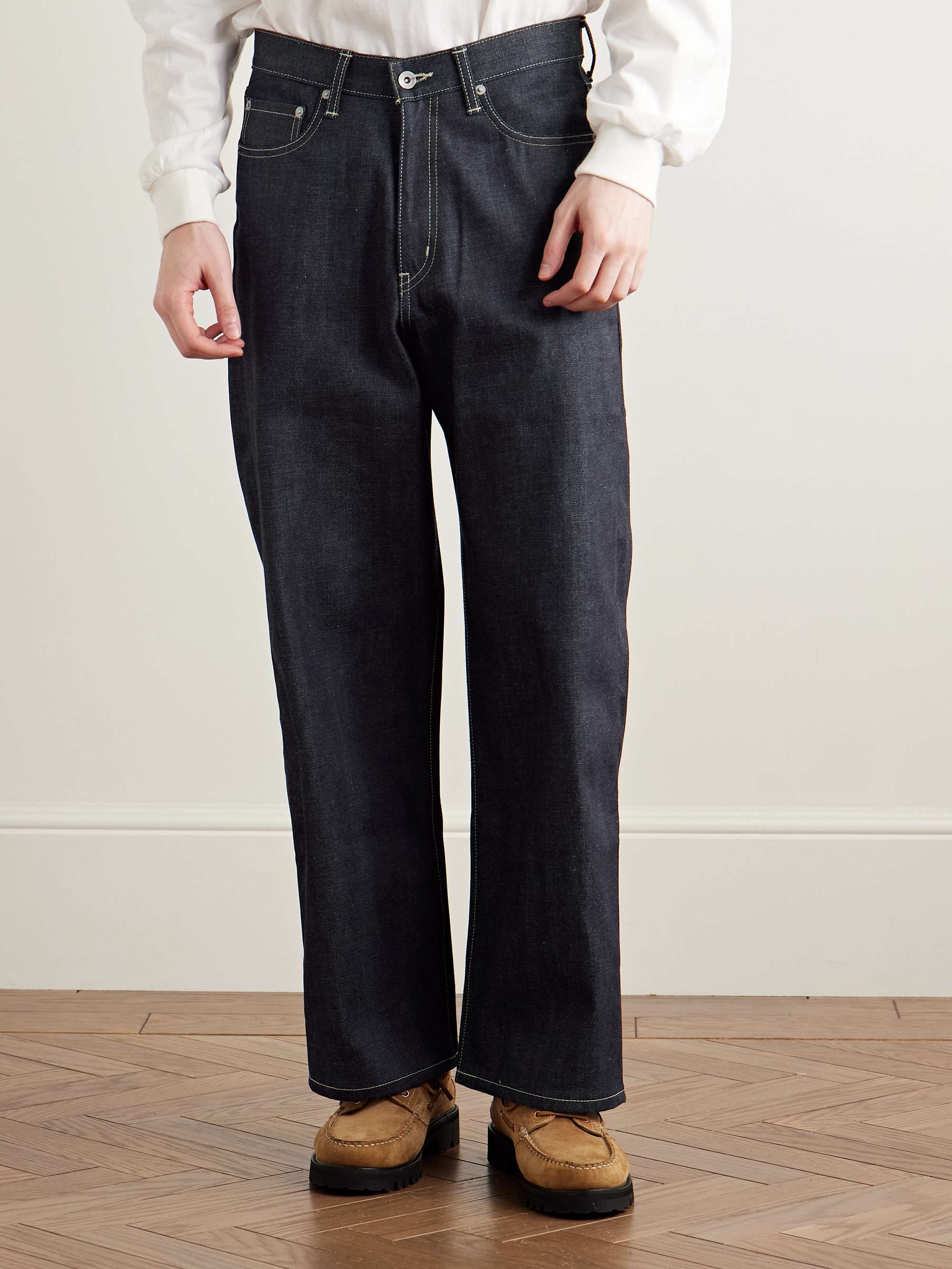 DP Straight-Leg Selvedge Jeans view