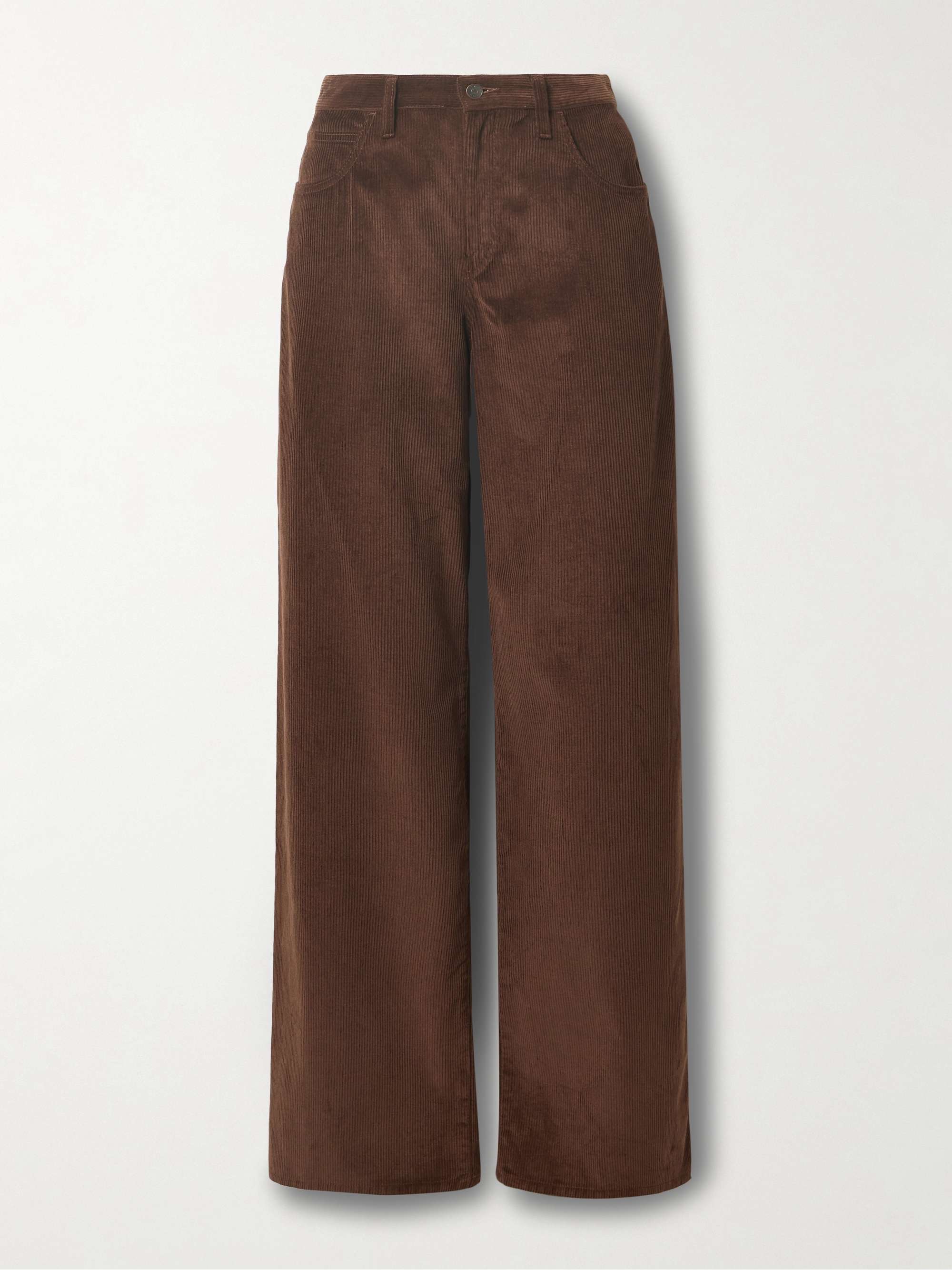 Eglitta cotton and cashmere-blend corduroy wide-leg pants hero visual
