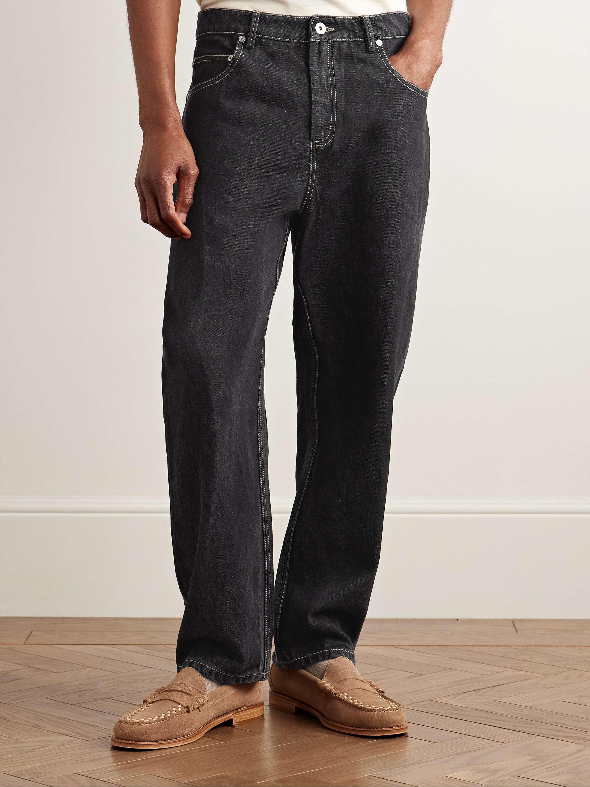 Barrel-Leg Jeans view