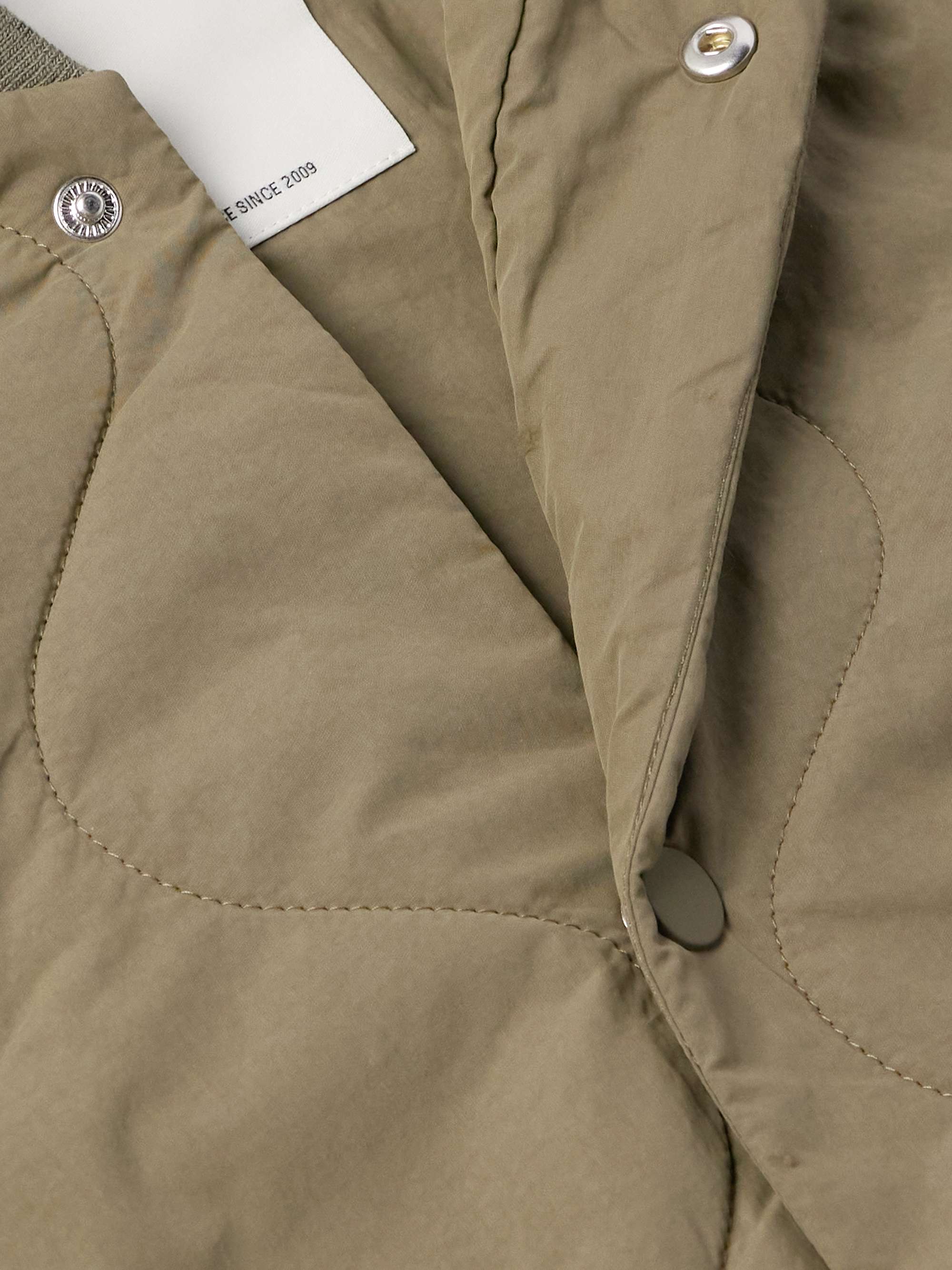 Amaru Quilted Shell Bomber Jacket view