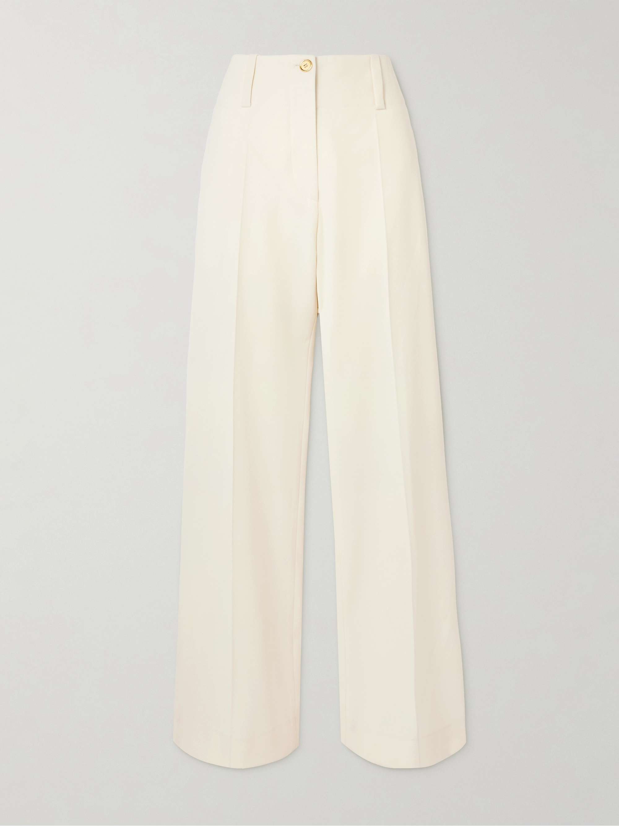 Stretch wool-twill tapered pants hero visual