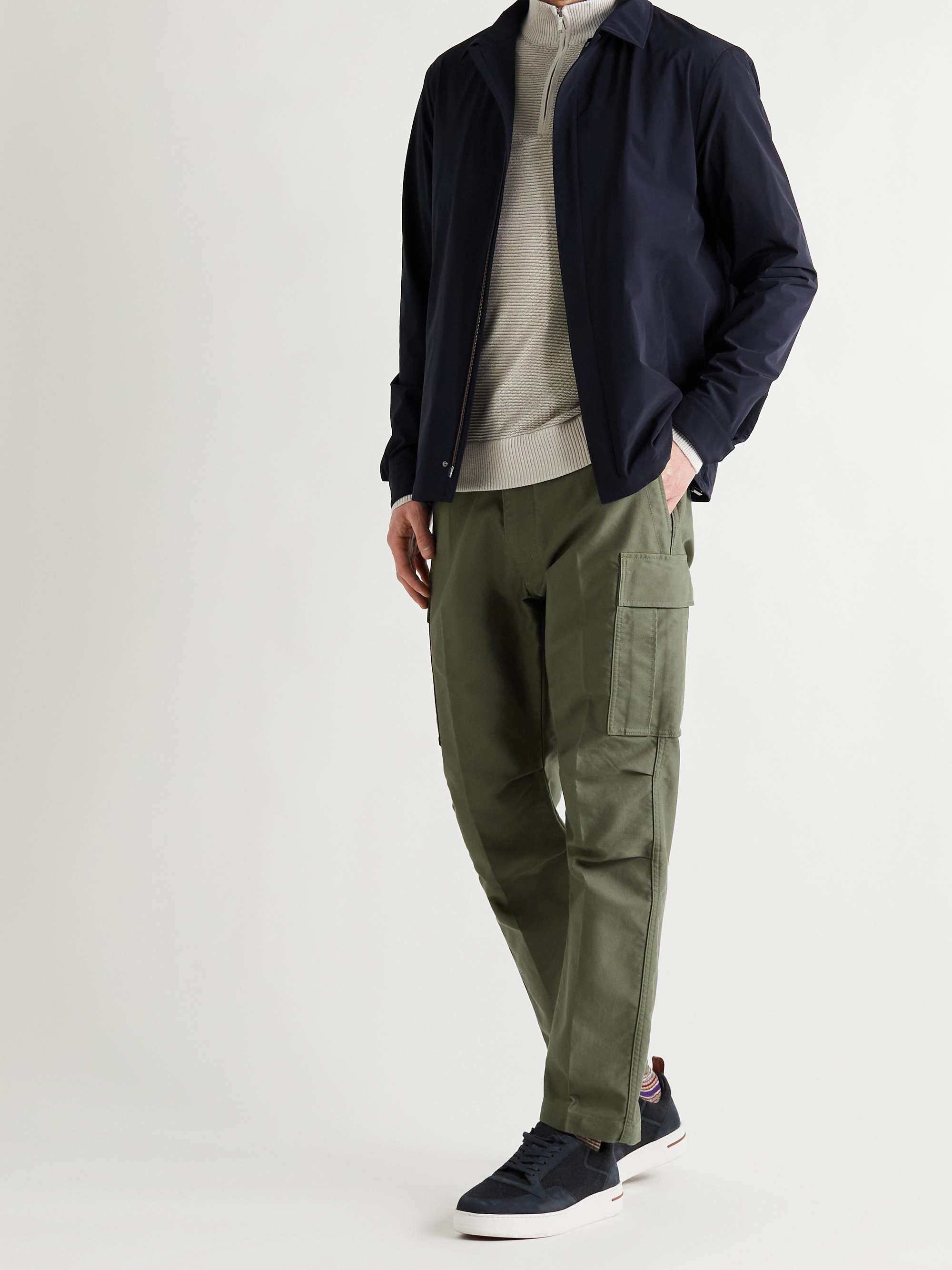 Stretch-Shell Bomber Jacket view