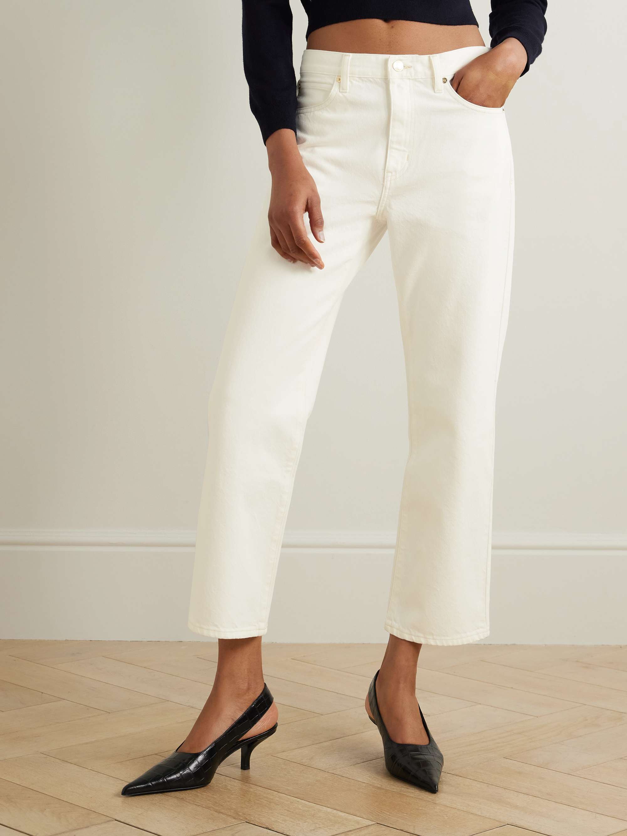 The Hang mid-rise straight-leg jeans view