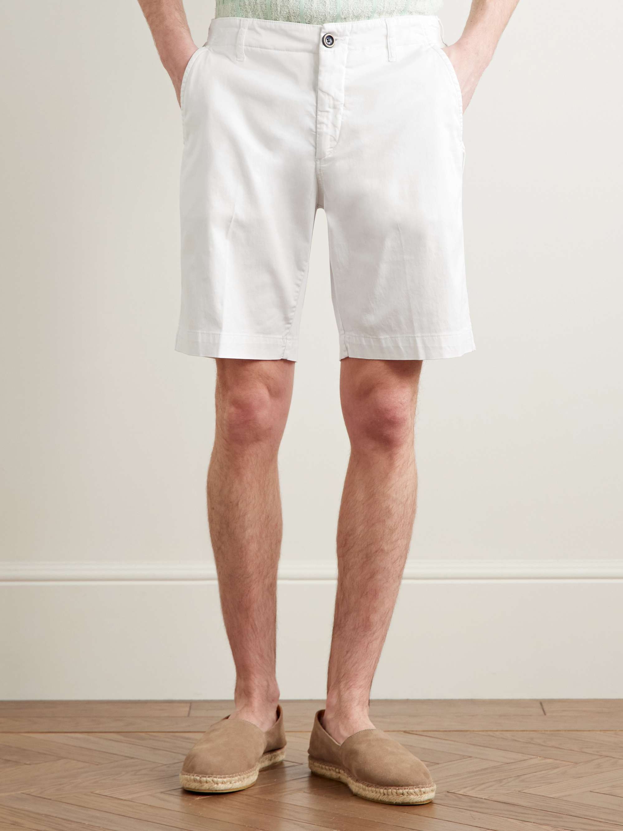 Ponche Lyocell and Cotton-Blend Bermuda Shorts view